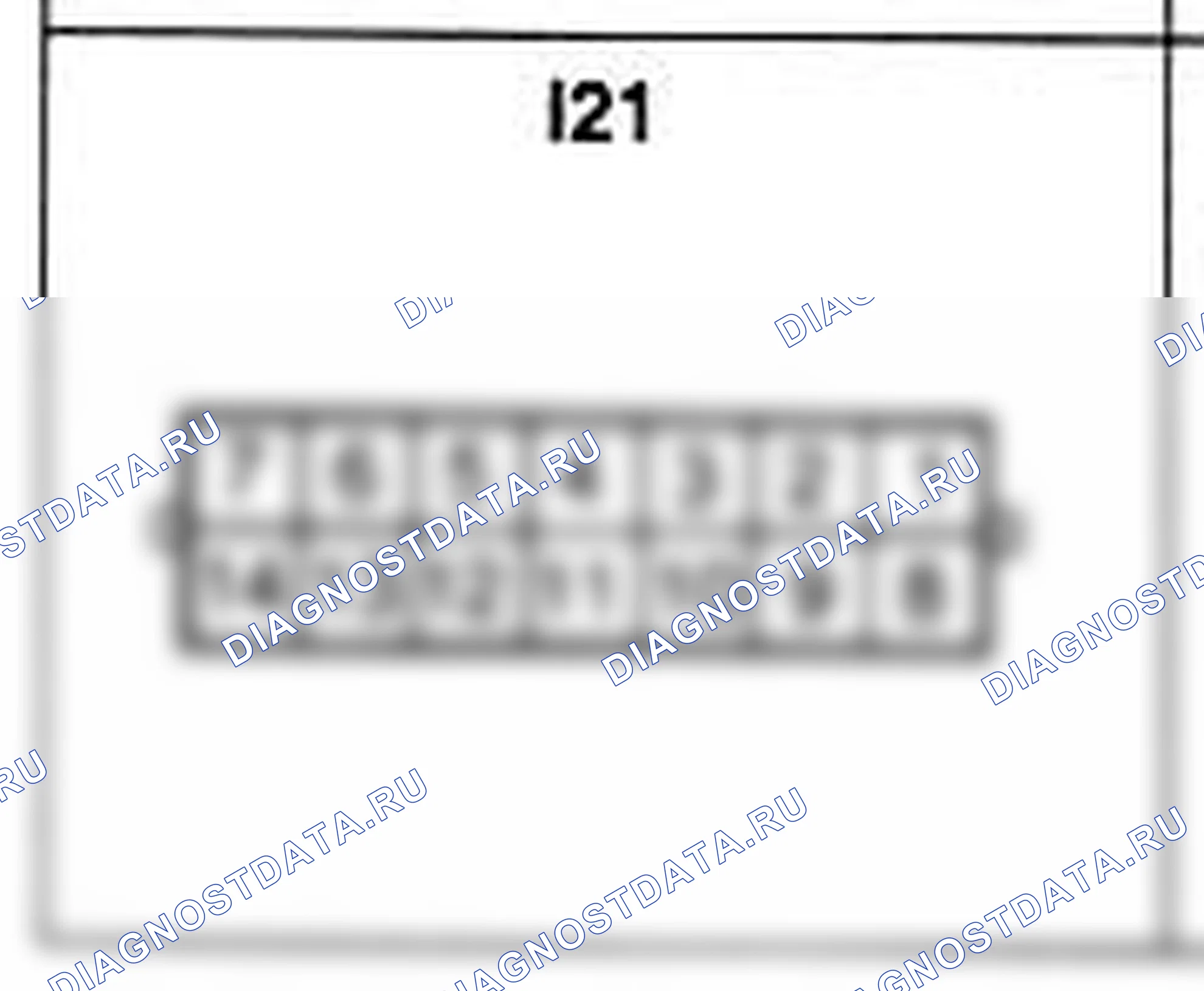 Распиновка разъёма I21 — жгута панели приборов. Hyundai Atos MX