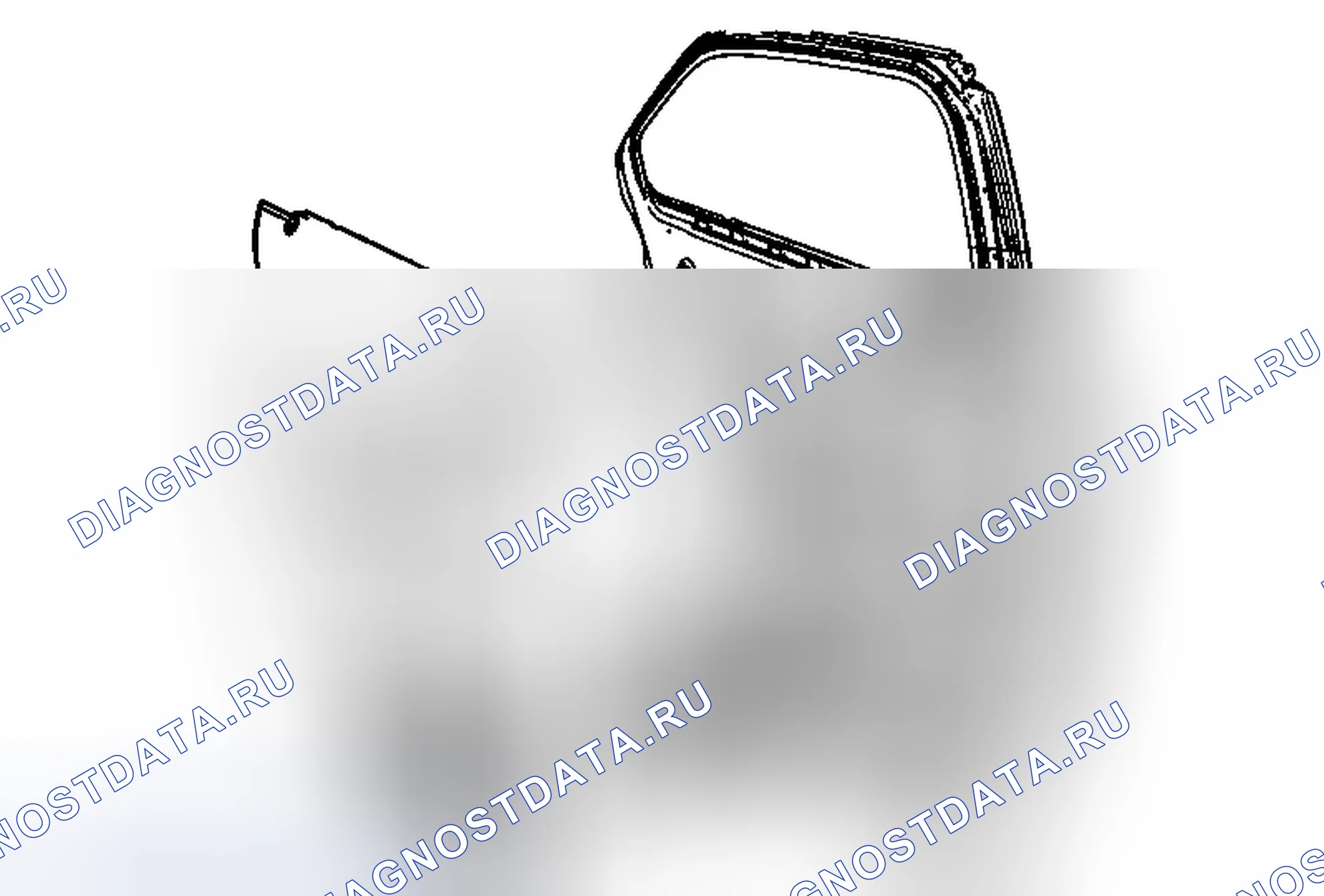 Рис. 44: Замена нижнего динамика задней боковой двери радиоприемника. Chevrolet Equinox II