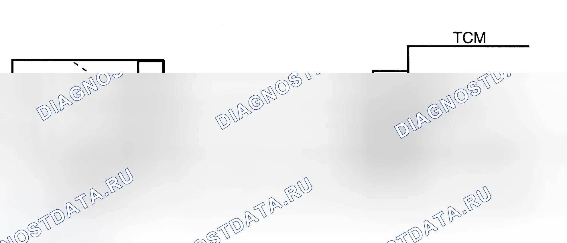 Рис. 603: коды неисправностей 21 / 22 Схема (4L80-E с блоком управления трансмиссией) Схема датчика положения дроссельной заслонки (Tp) Высокий / низкий. Chevrolet Sportvan G30 