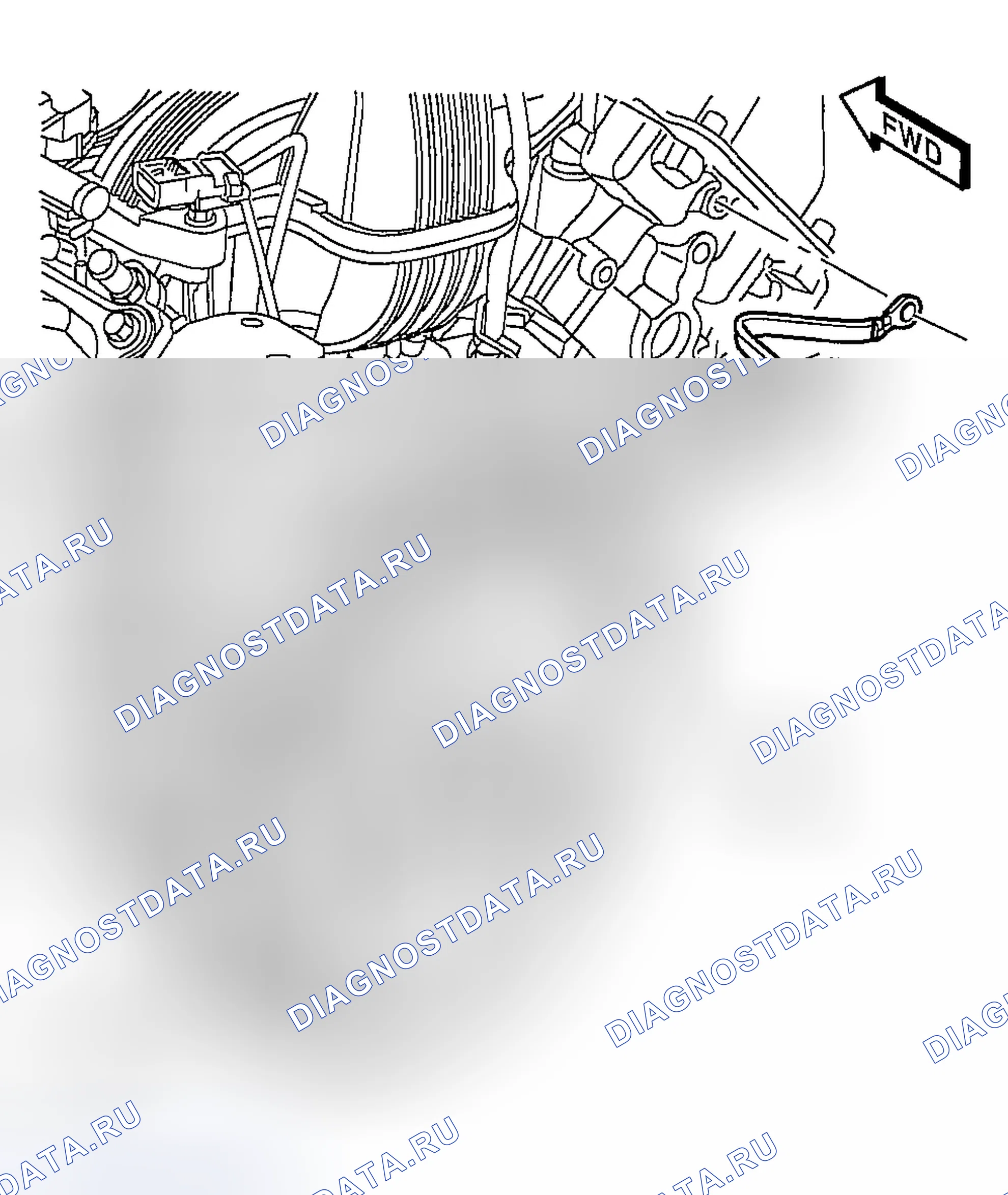Рис. 18: ДВИГАТЕЛЬ К РАМЕ. Dodge Durango II