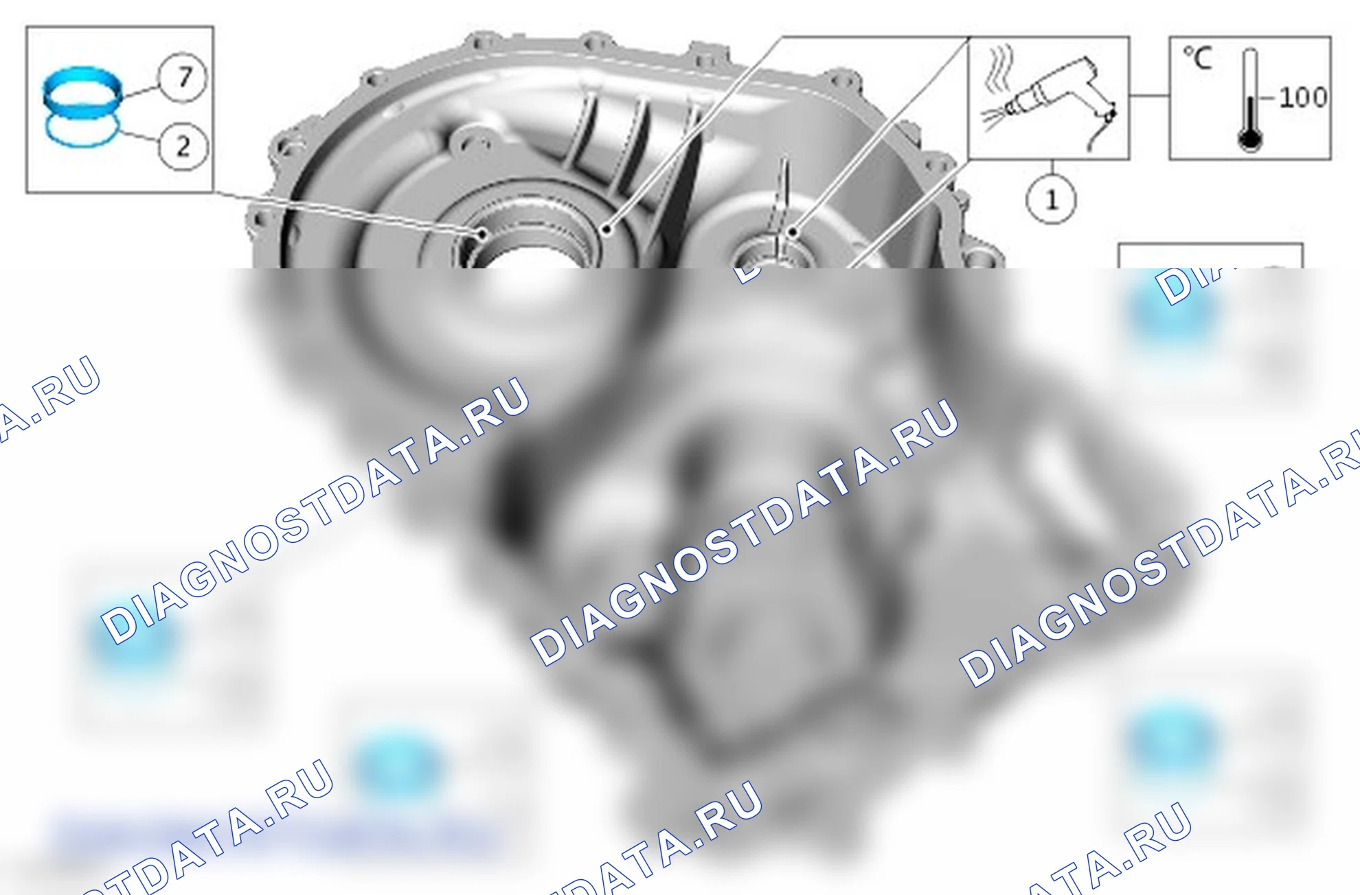 Сборка коробки передач. Ford Kuga I