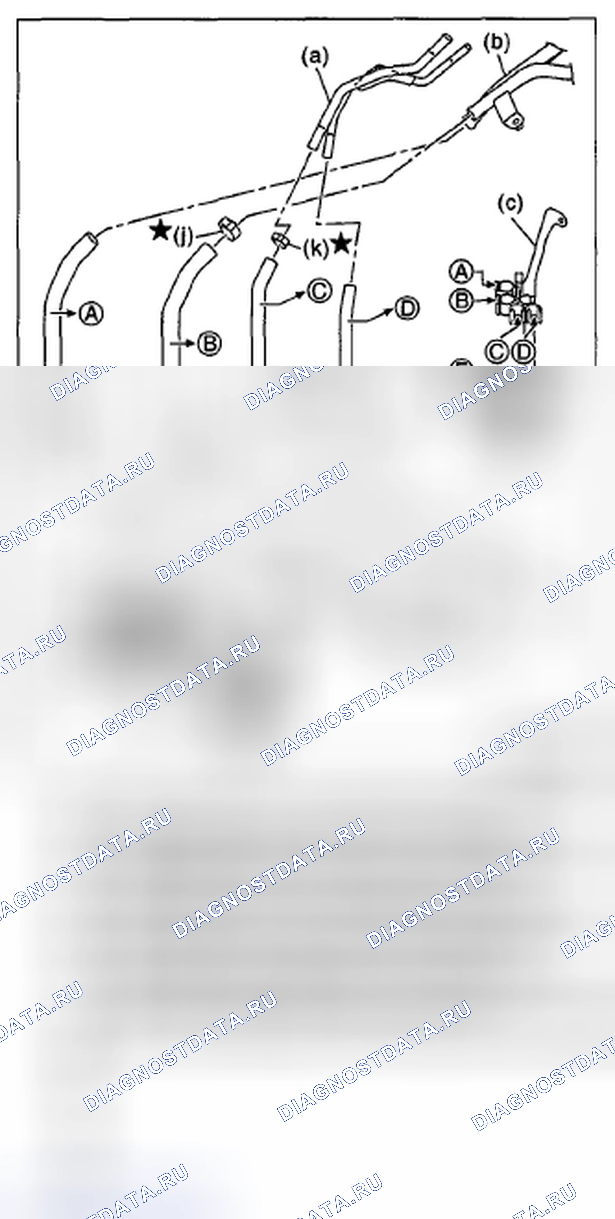 Рис. 434: РАБОТА НА ТРАНСПОРТНОМ СРЕДСТВЕ. Subaru Legacy BM/BR