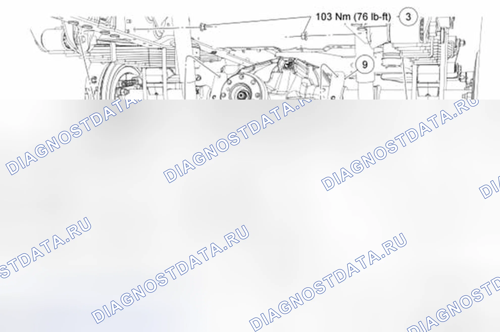 Рис. 4: F-350 одиночное заднее колесо (ТРО), транспортные средства с узкой рамой. Ford Pickup F250 Super Duty II