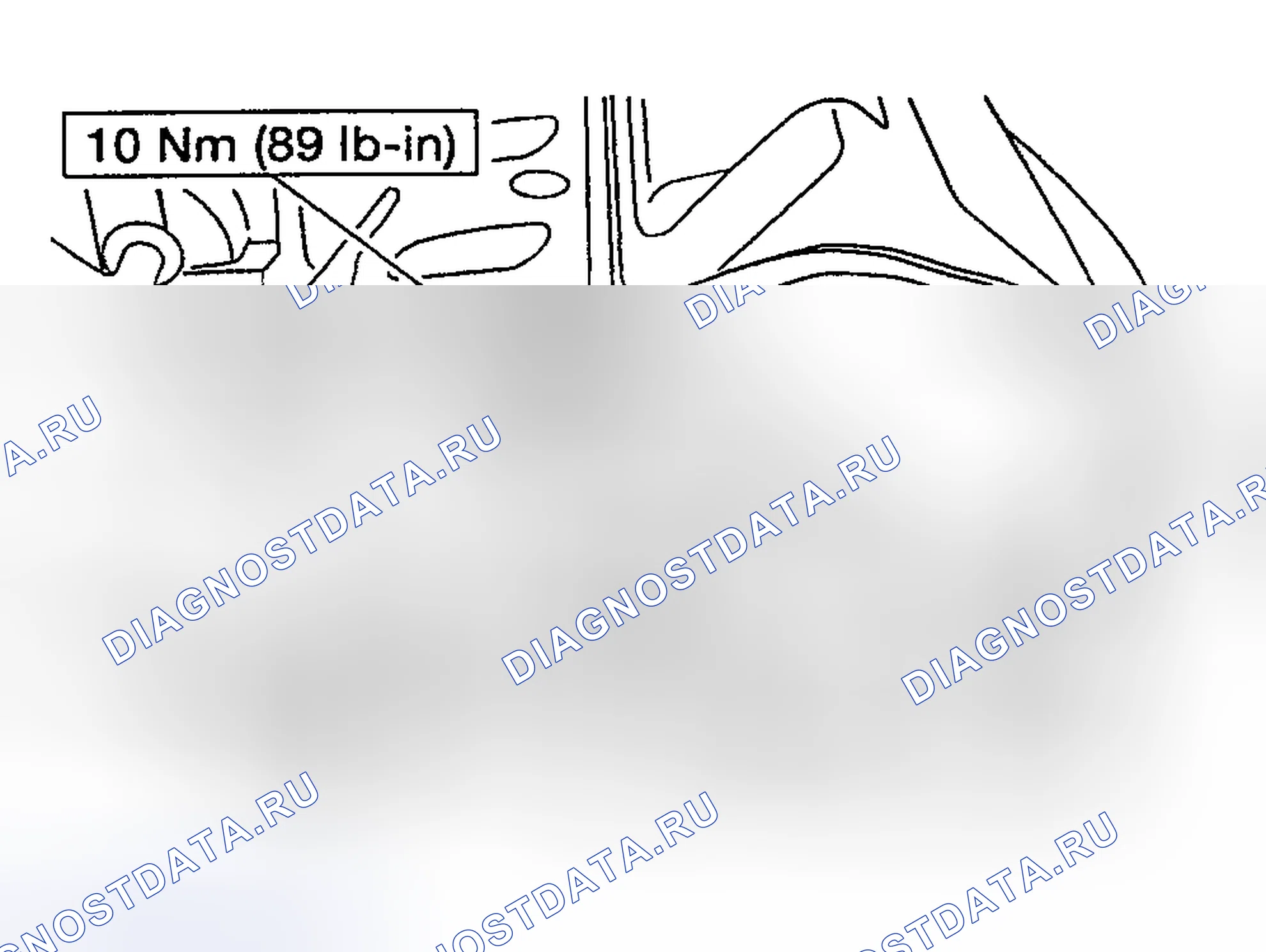 Рис. 724: Позиция 116: Жгут проводов двигателя. Примечание. Hyundai Nexo I