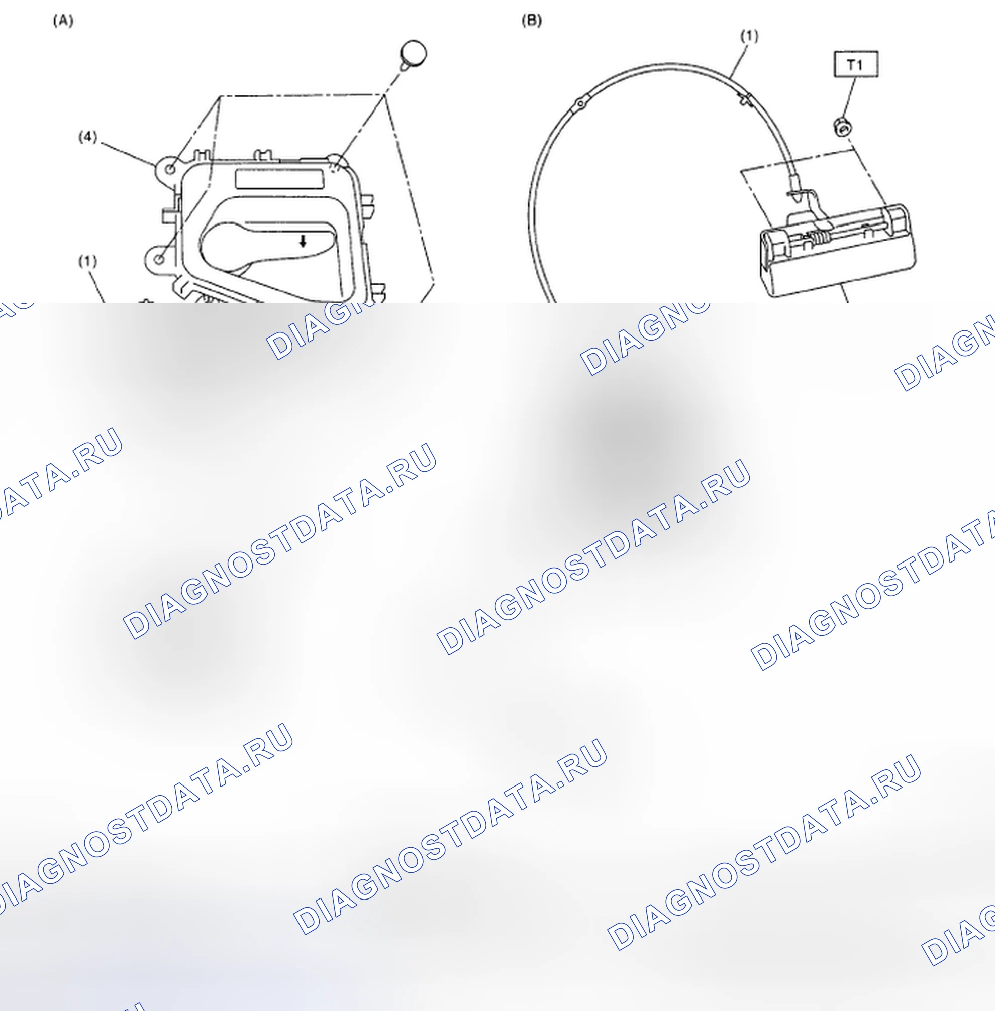 Рис. 19: КРЫШКА БАГАЖНИКА И ЗАМОК ЗАДНИХ ВОРОТ. Subaru Outback BP рестайлинг