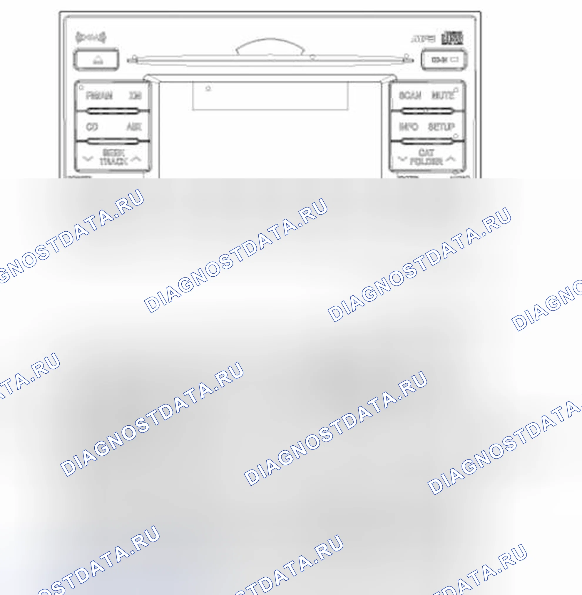 Рис. 2: Радио / CD / MP3 (хтагх1) A200. Kia Sedona II рестайлинг