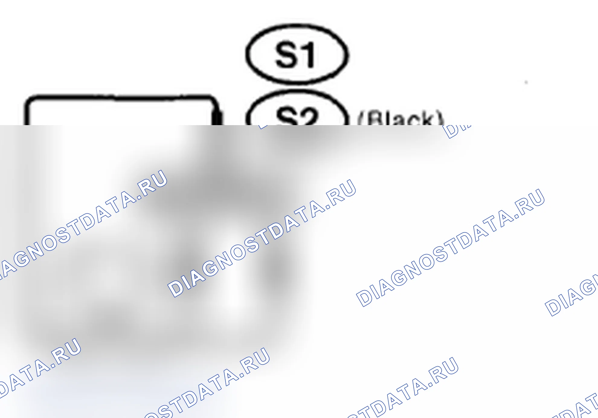 Рис. 9: Измерение сопротивления переключателя люка. Subaru Impreza WRX STI GD рестайлинг 2