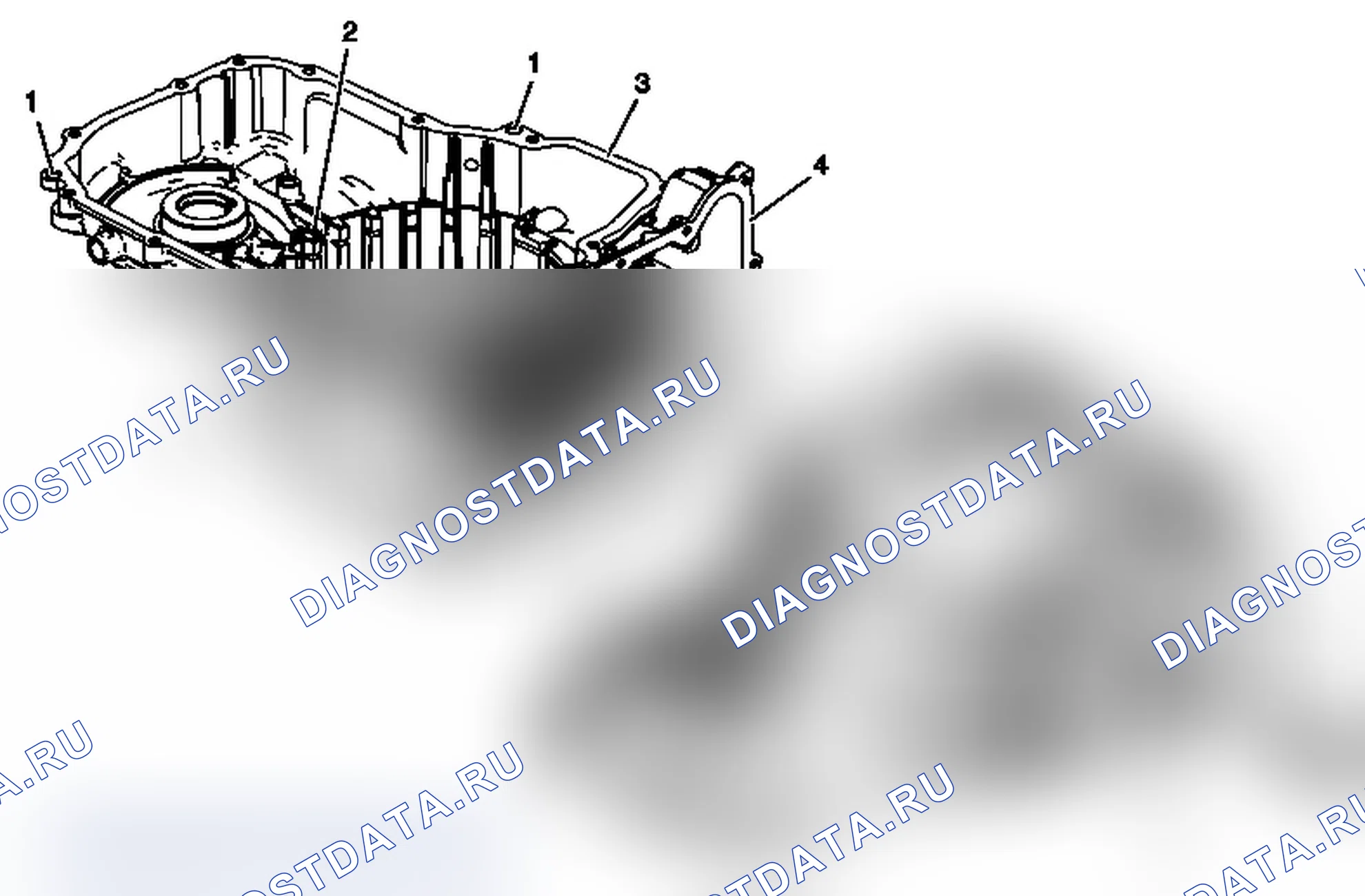 Рис. 483: Очистка и проверка корпуса коробки передач. Pontiac G6 I final