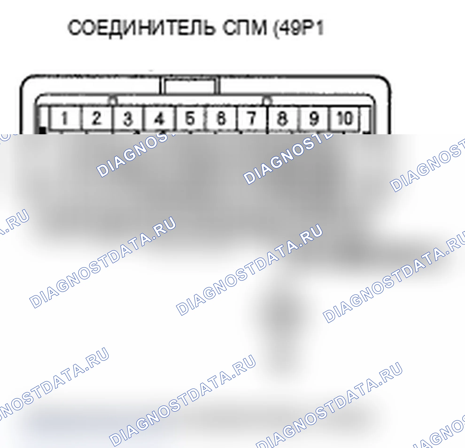 Рис. 58: P0325 расшифровка кода ошибки: неисправность цепи датчика детонации. Acura MDX II