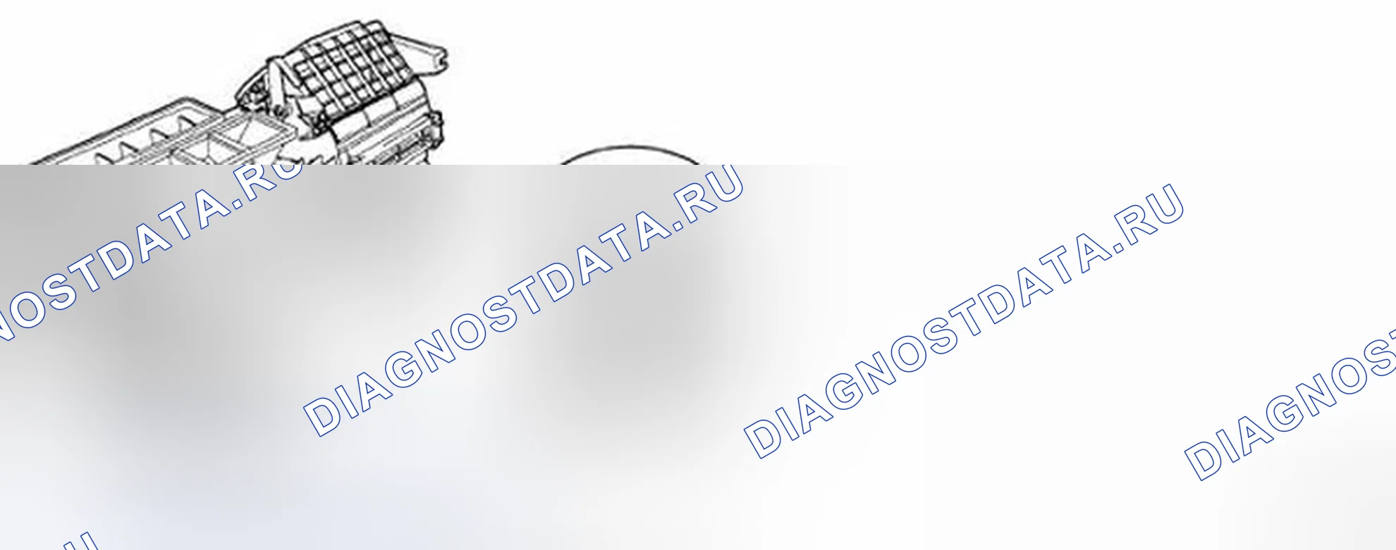 Рис. 197: РАСПОЛОЖЕНИЕ КОМПОНЕНТОВ. Hyundai Azera I