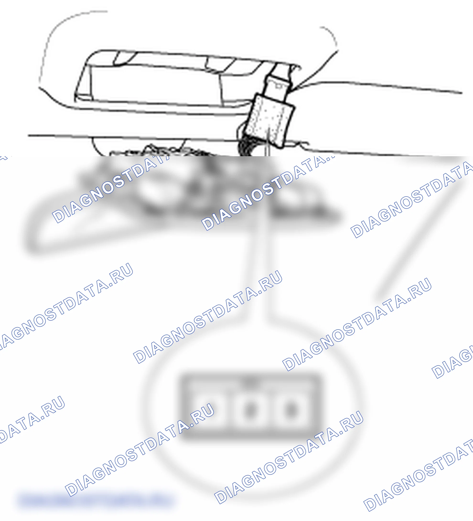 Проверка плафона салона. Hyundai Accent LC