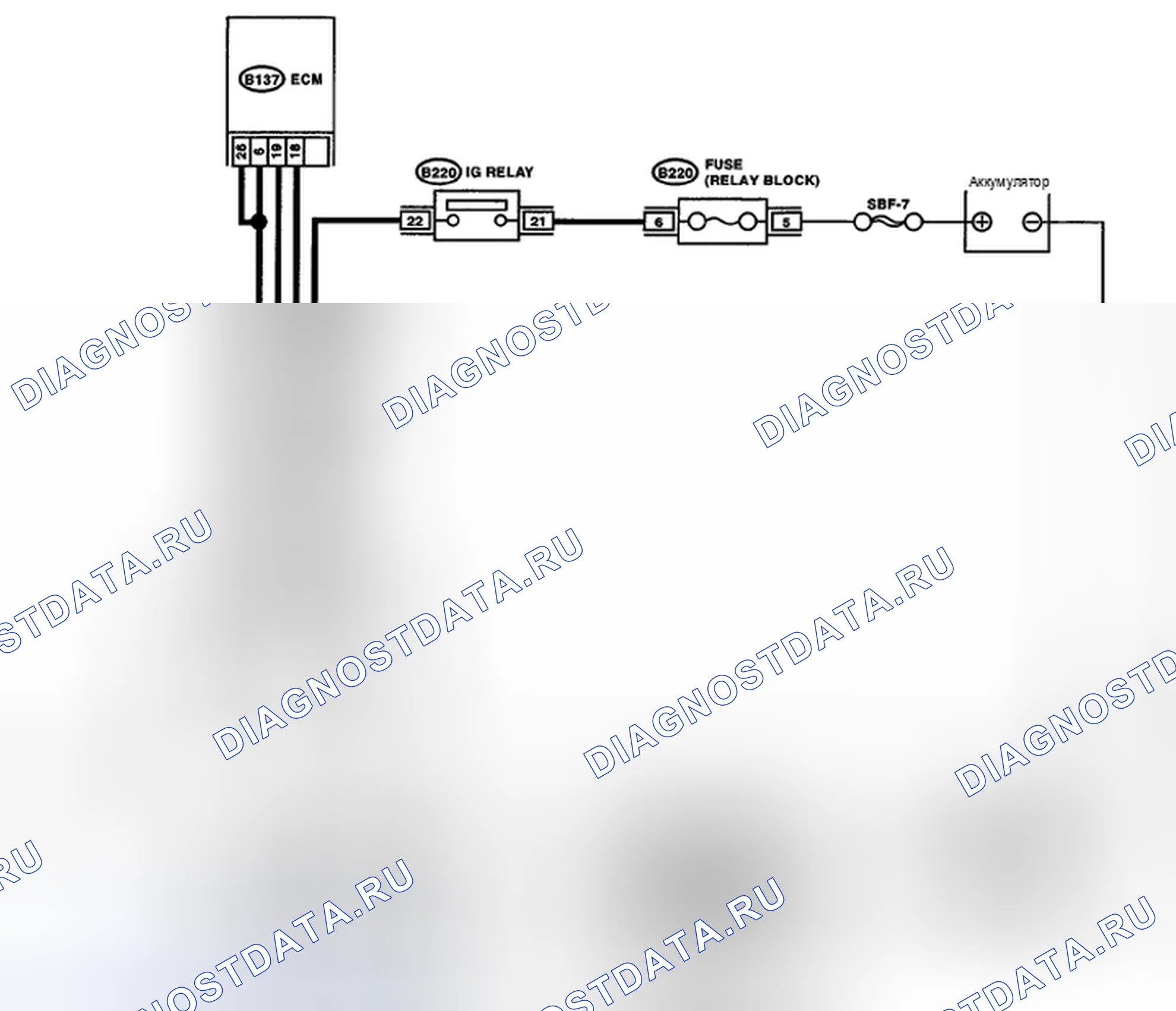 Рис. 183: электросхема. Subaru Impreza GH