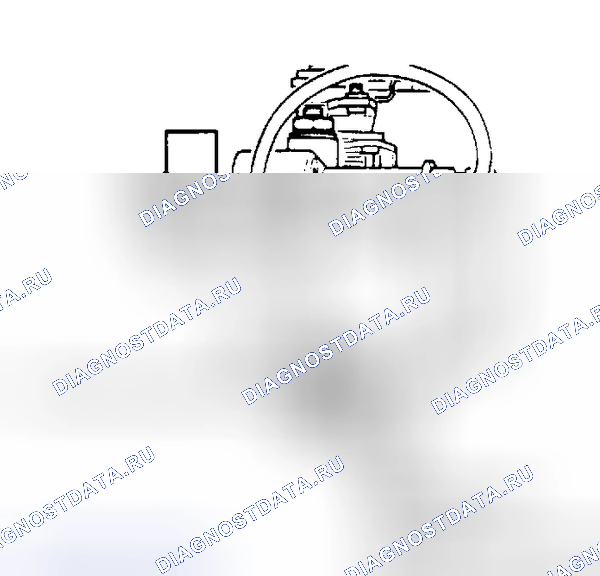 Рис. 17: Регулировка переключателя холостого хода. Volkswagen Golf Mk2