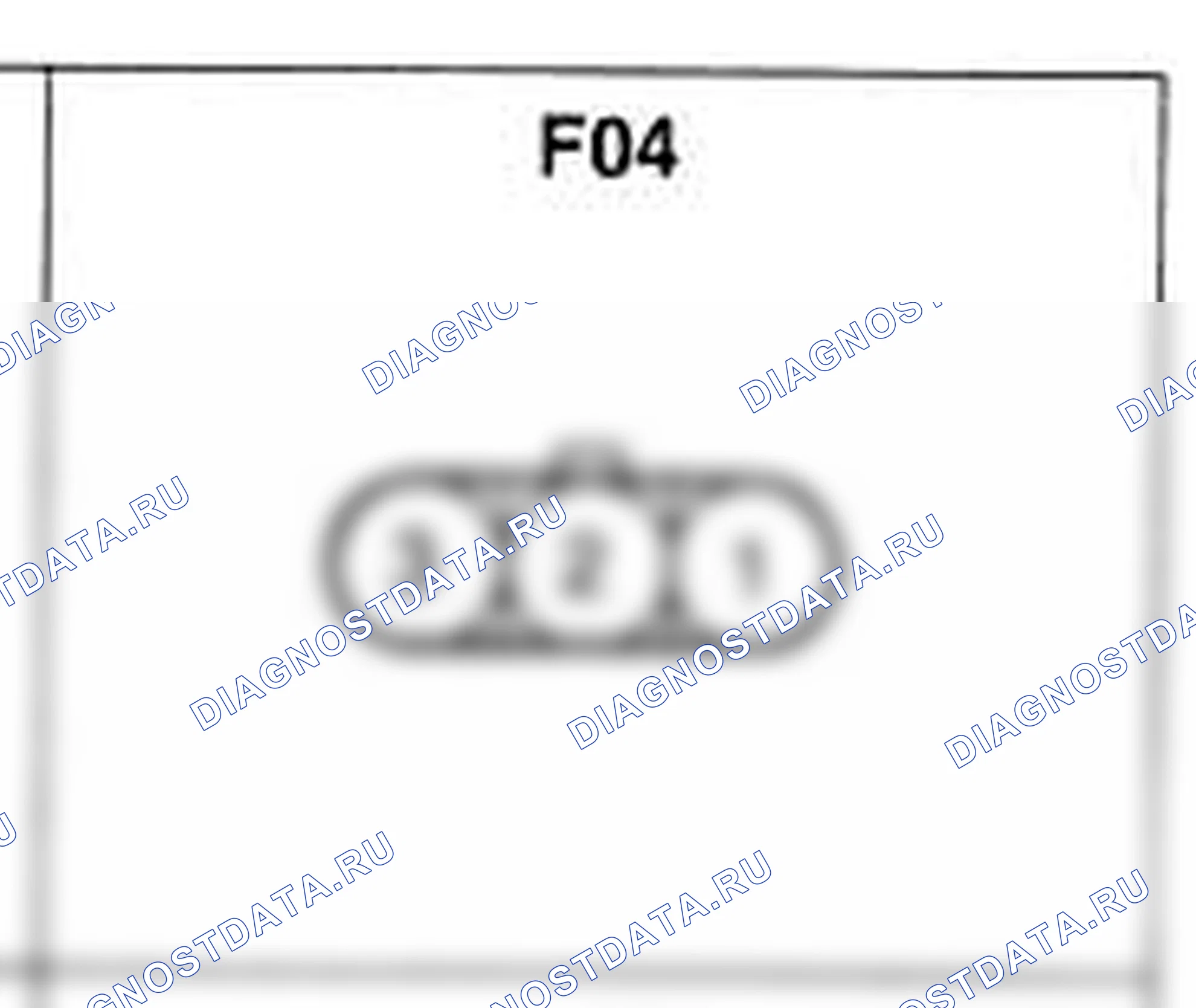 Распиновка разъёма F04 — основного жгута. Hyundai Atos MX