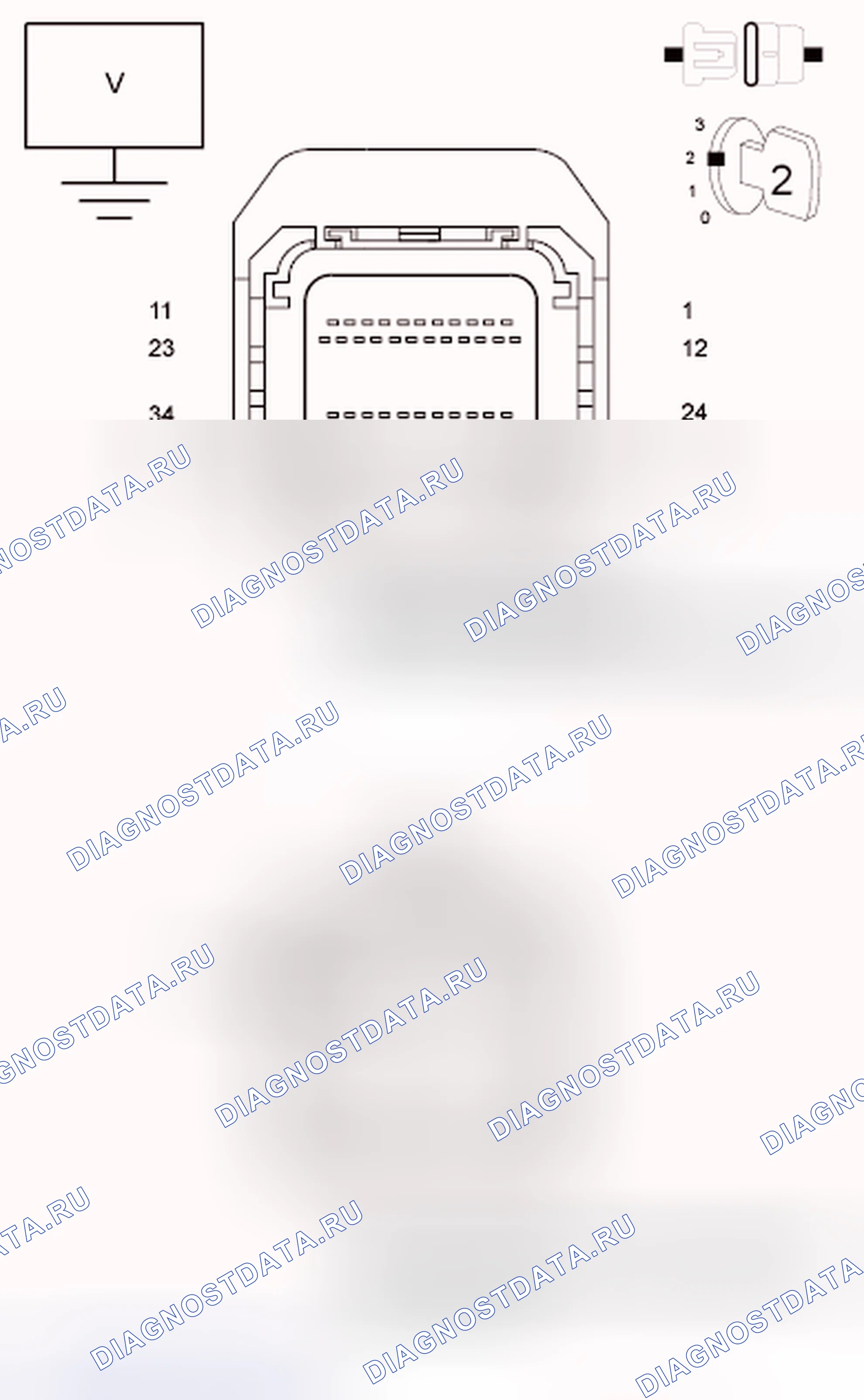 Рис. 287: ДИАГНОСТИЧЕСКИЙ ТЕСТ. Dodge Grand Caravan V