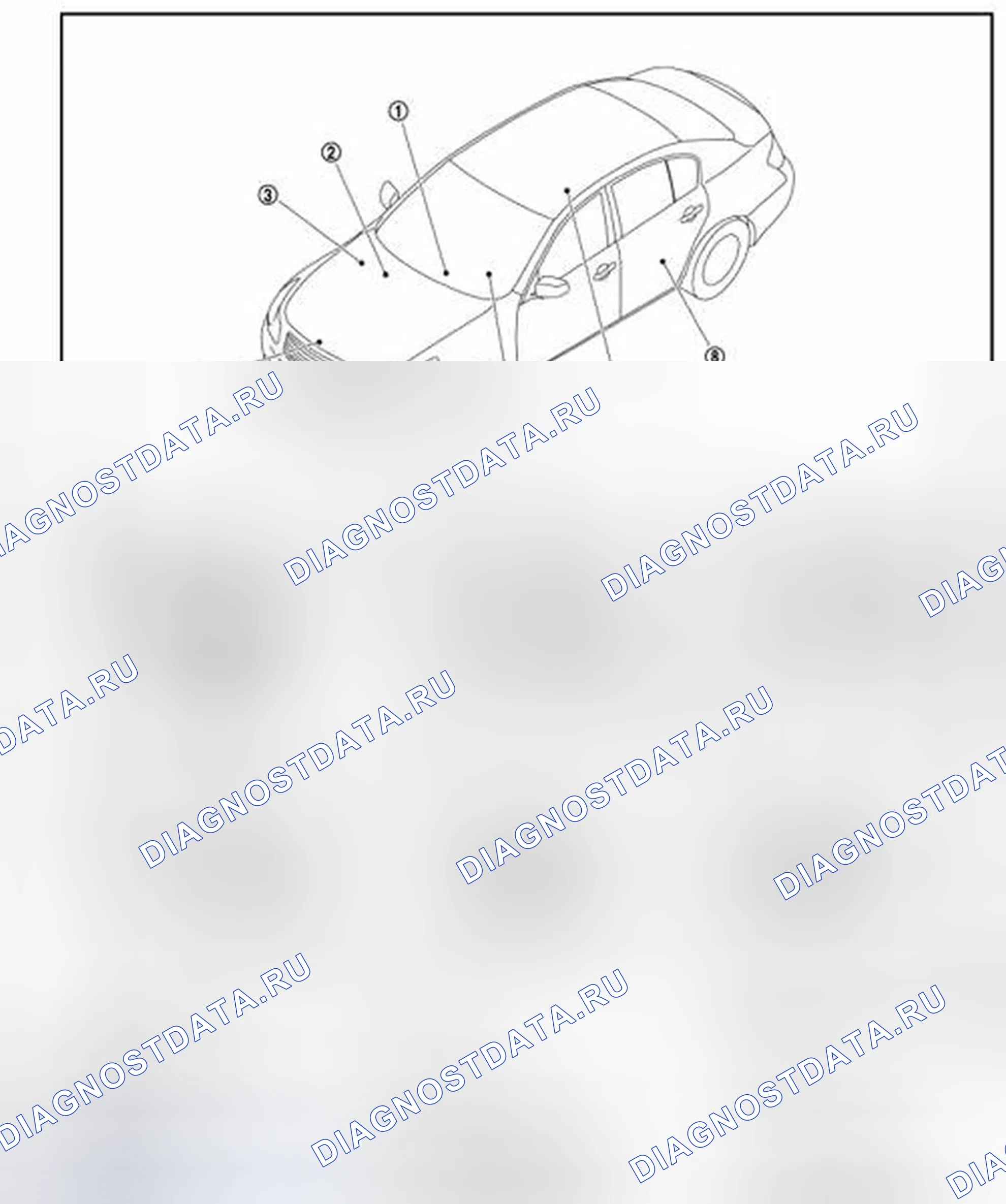 Рис. 127: СПИДОМЕТР: Расположение компонентов. Infiniti G37 IV рестайлинг