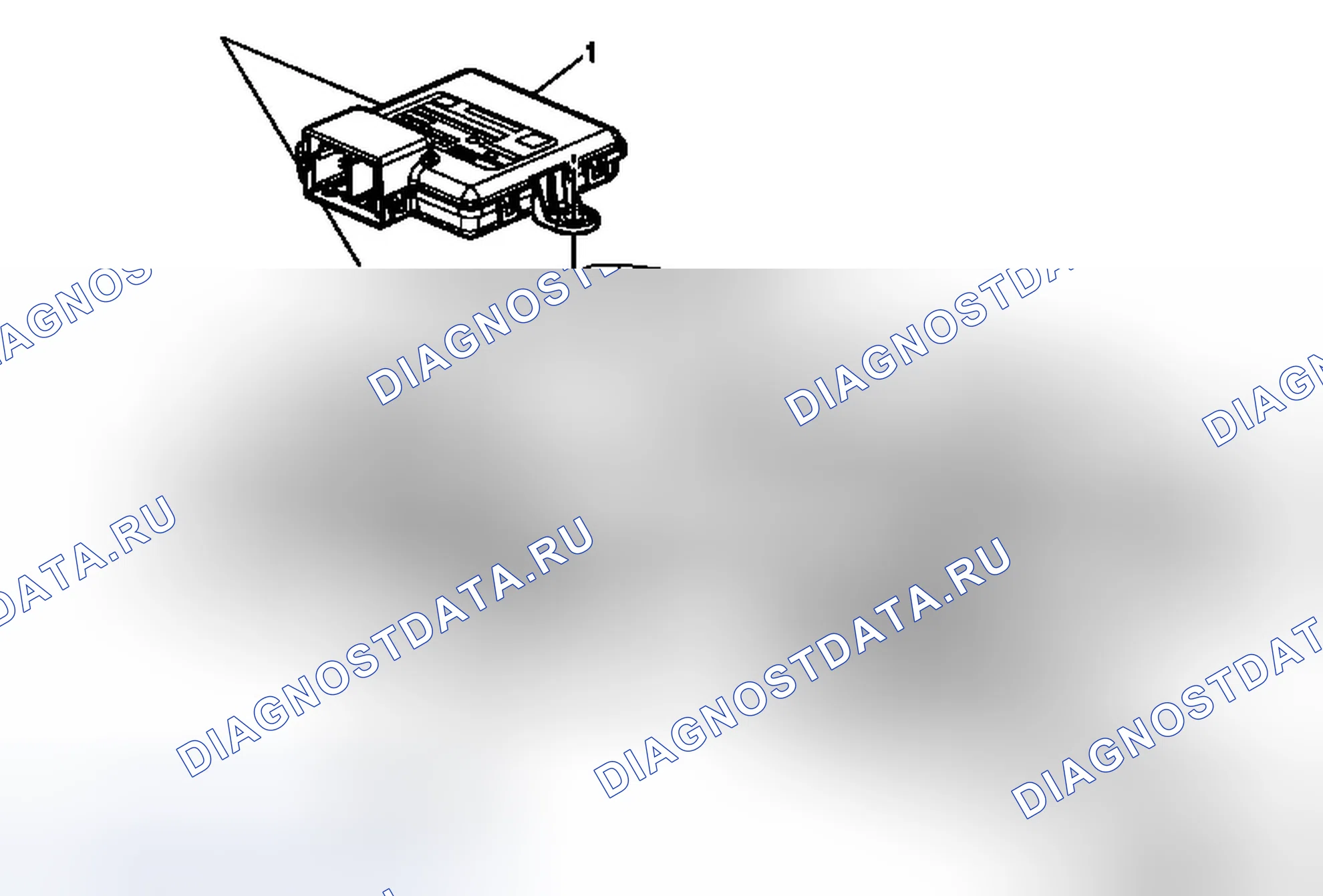 Рис. 9: Замена модуля аварийной сигнализации заднего объекта (седан). Cadillac CTS II