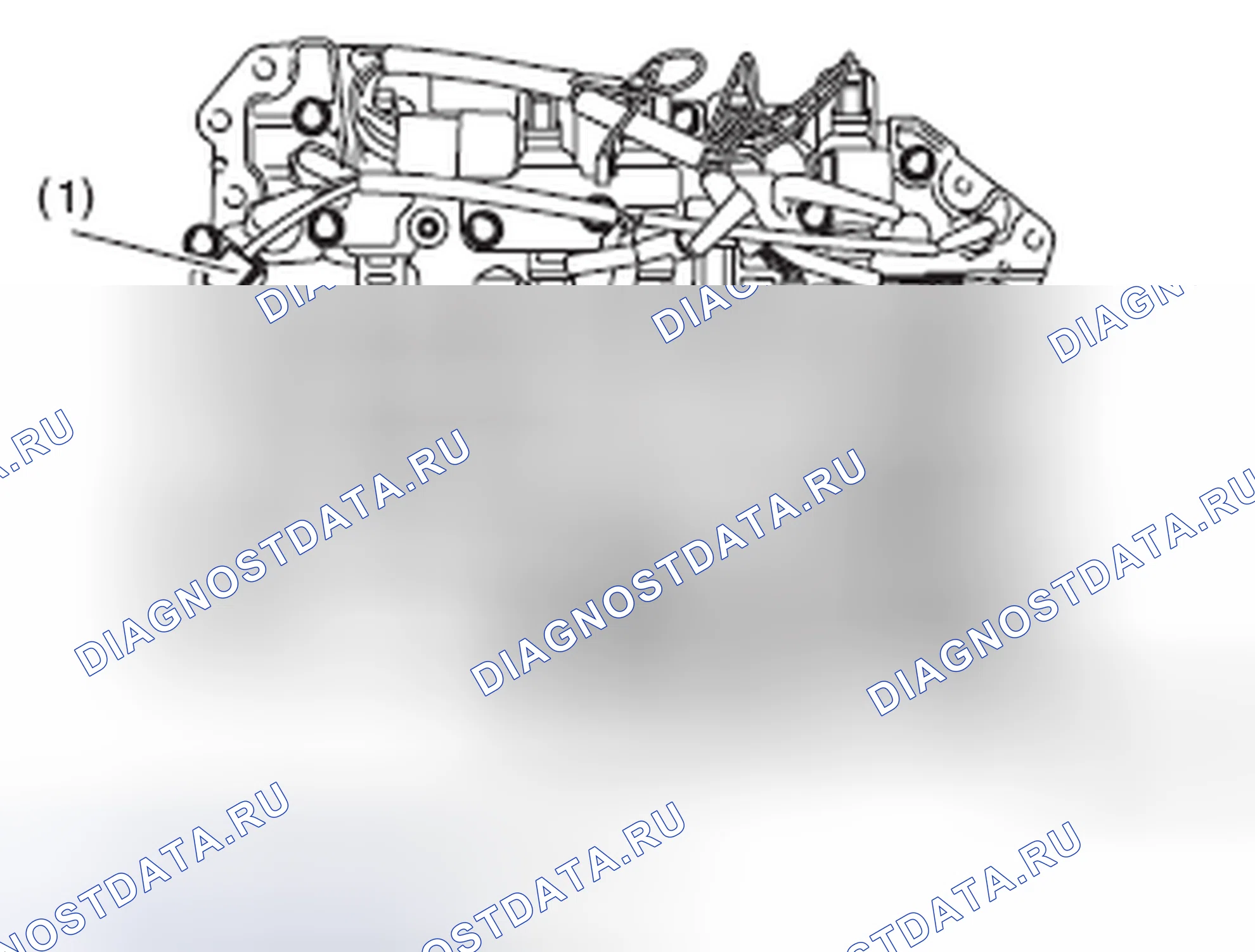Рис. 266: ДАТЧИК ТЕМПЕРАТУРЫ ATF. Subaru Tribeca WX рестайлинг