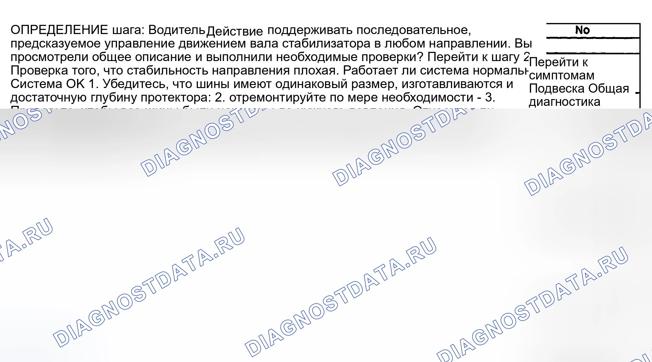 Рис. 15: Низкая устойчивость при наклонно-направленном бурении. Hyundai Terracan I
