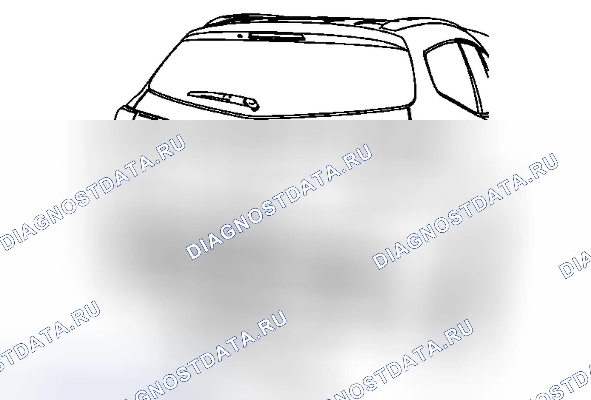 Рис. 61: Замена вставки заднего бампера (траверса). GMC Acadia I рестайлинг