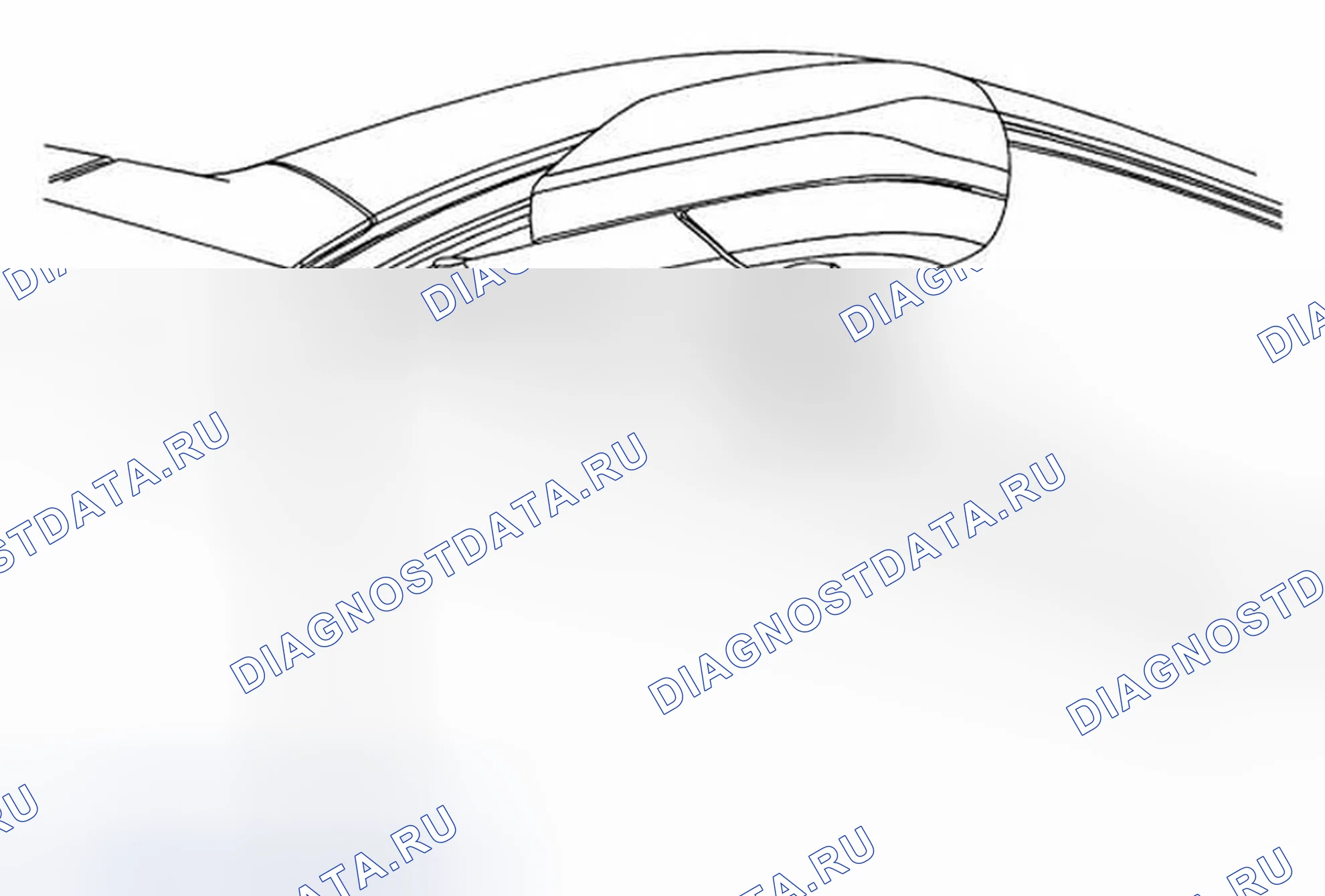 Рис. 9: Замена лампы вежливости наружного зеркала заднего вида. Cadillac ATS I