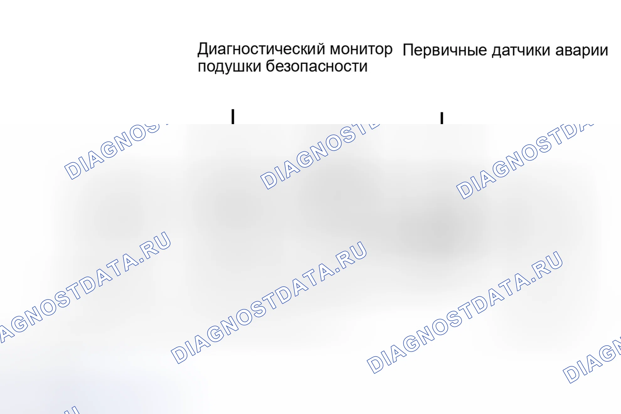 Рис. 11: ДАТЧИКИ УДАРА. Mercury Sable III