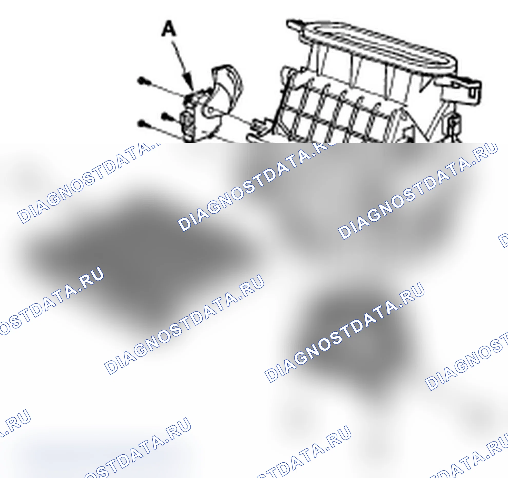 Рис. 188: Замена компонентов воздуходувки. Acura MDX II