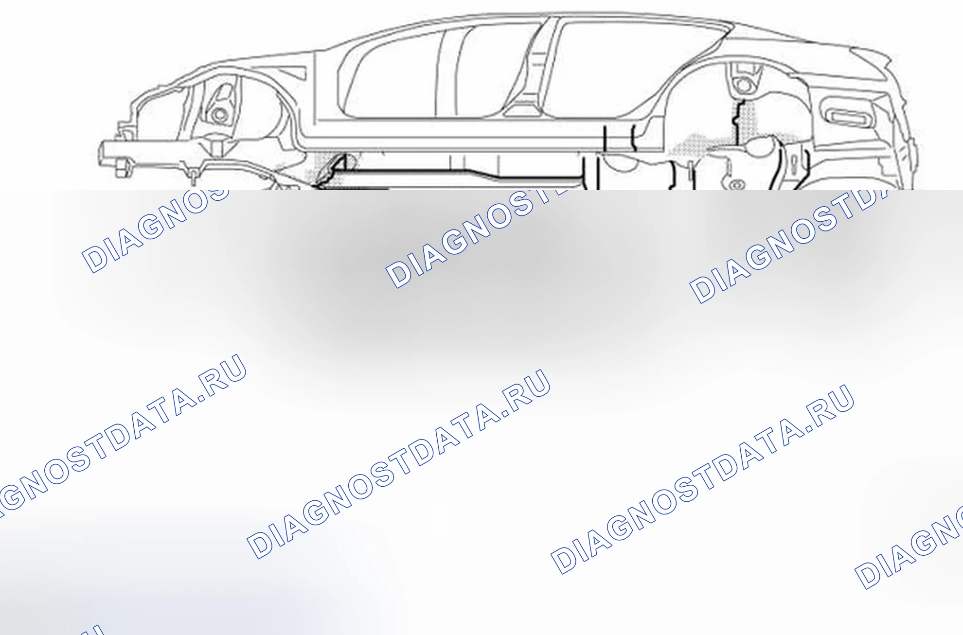 Рис. 336: Меры предосторожности при нанесении грунтовки. Infiniti G37 IV рестайлинг
