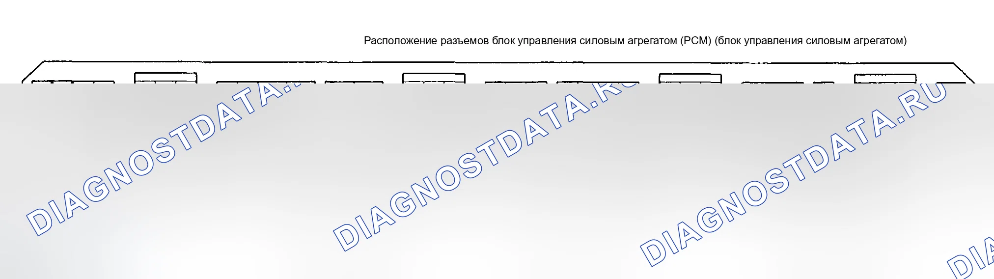 Рис. 261: Расположение разъемов ИКМ. Honda Odyssey II