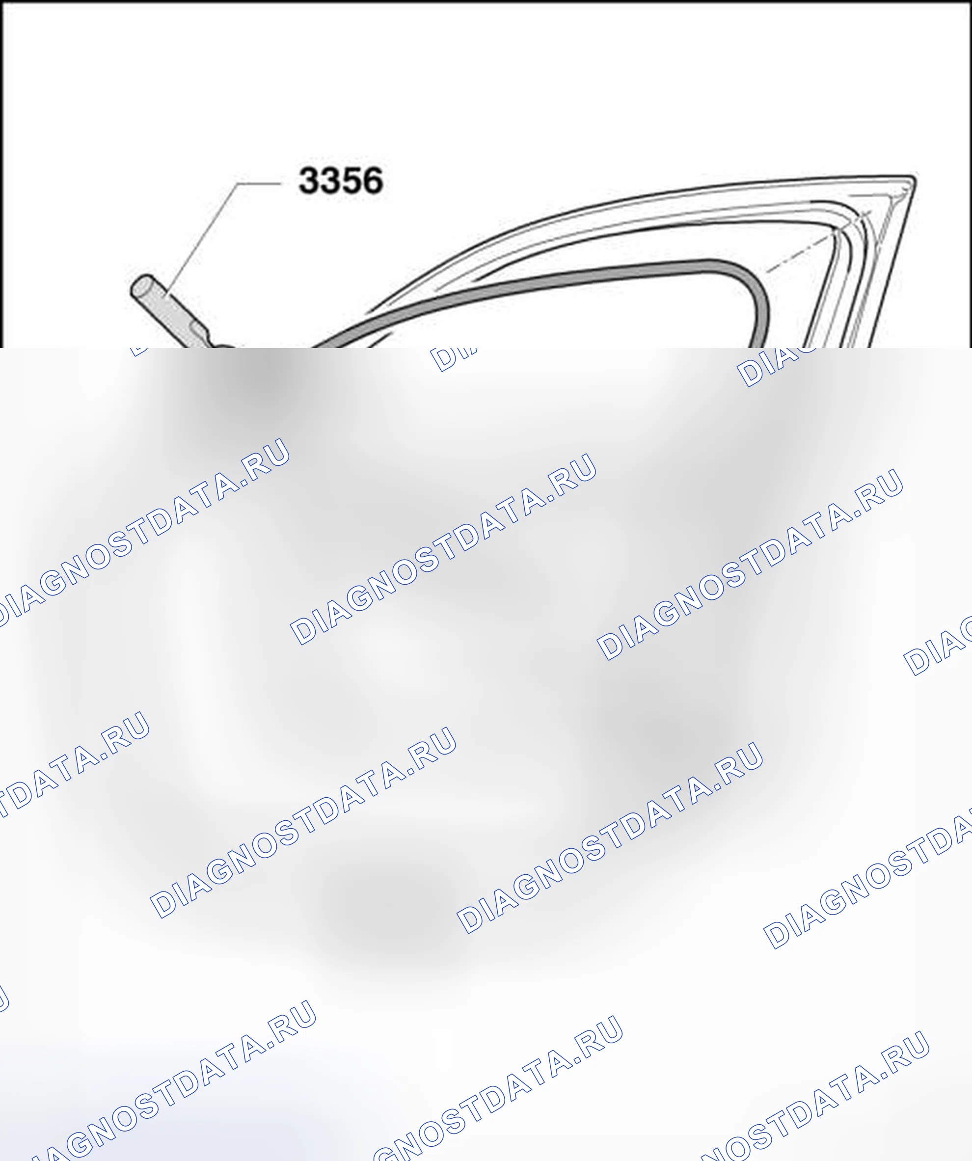 Рис. 111: УПЛОТНЕНИЕ НАРУЖНОЙ ДВЕРИ. Volkswagen Tiguan I