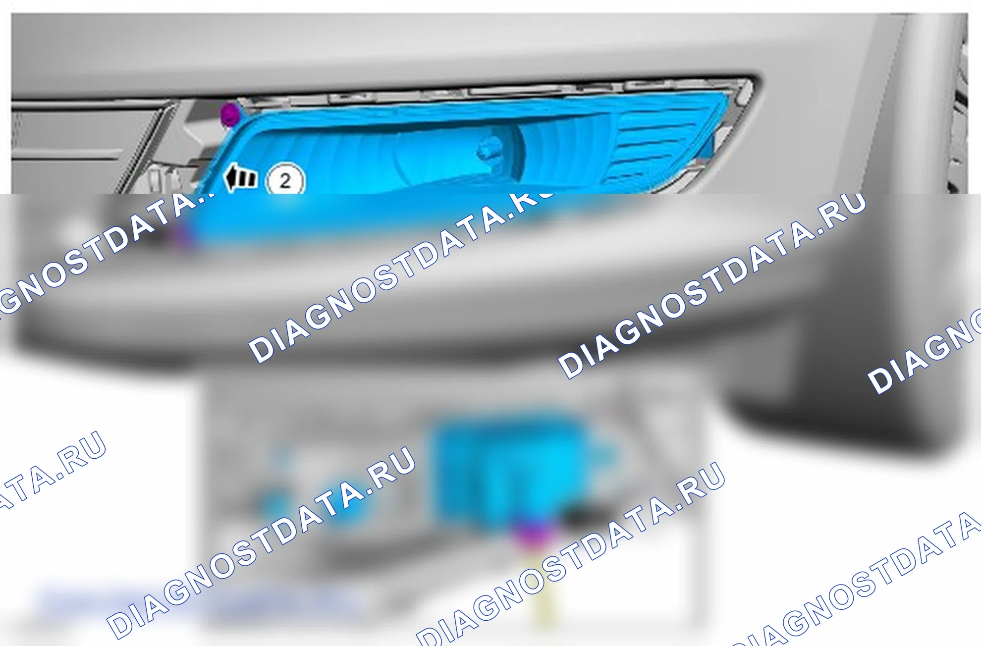 Как снять и установить передний противотуманный фонарь. Ford Galaxy III