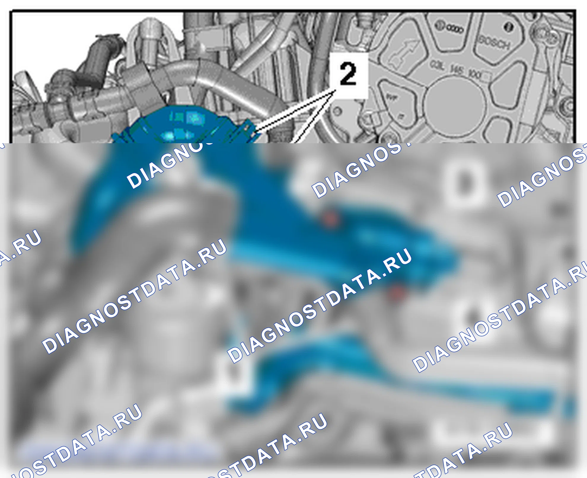 Как снять и установить головку блока цилиндров (2,0л/81; 103; 125 кВт TDI CR (2-го поколения)). Skoda Octavia Ii