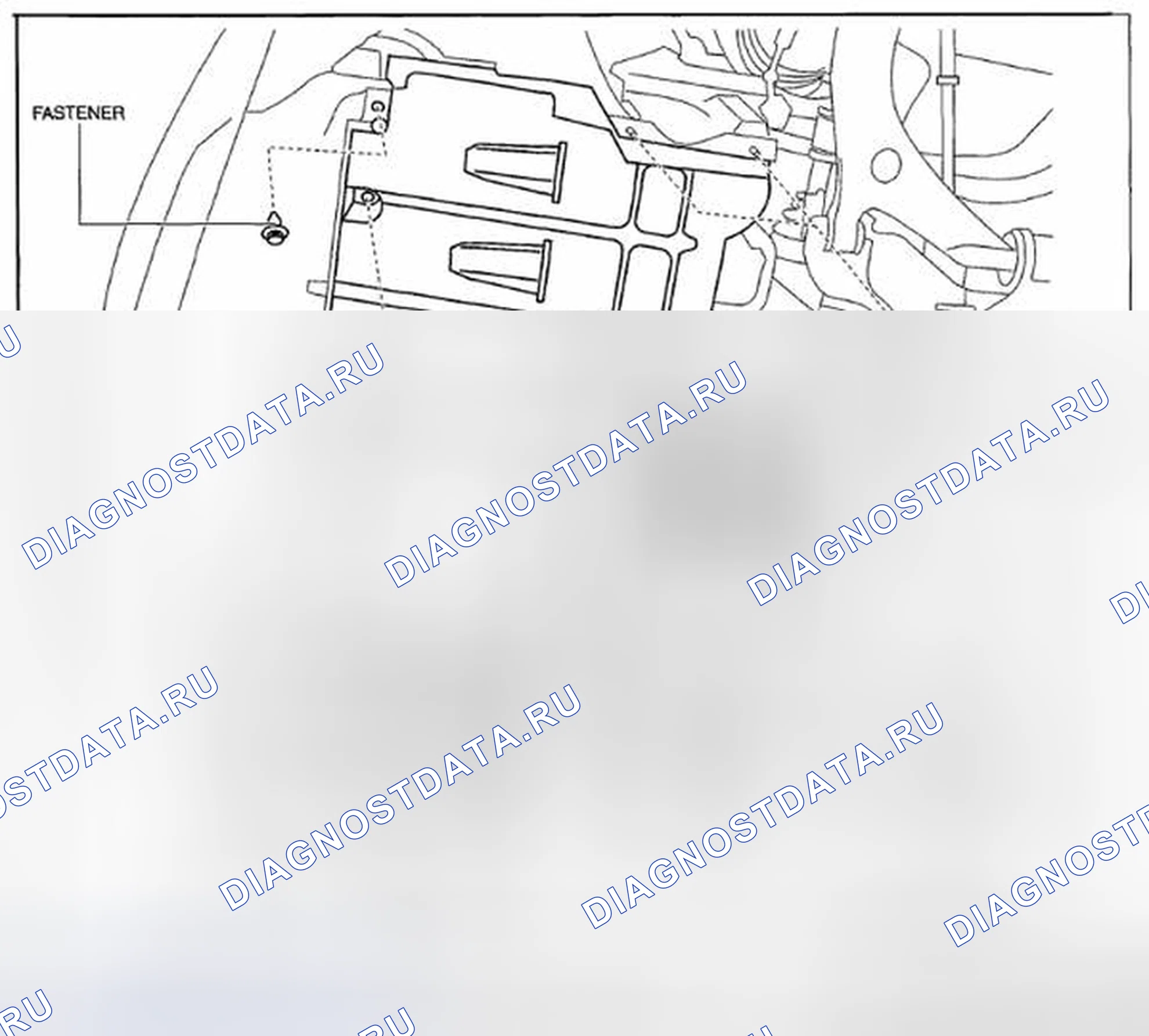 Рис. 29: АЭРОДИНАМИЧЕСКИЙ ПОД КРЫШКОЙ № 2 ДЕМОНТАЖ / МОНТАЖ. Honda CR-V IV рестайлинг