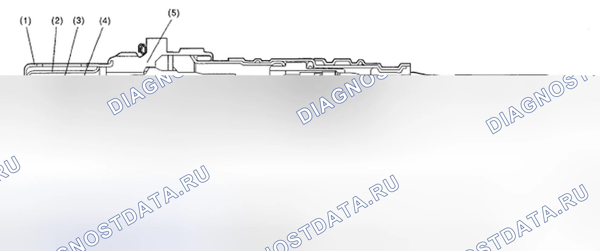 Рис. 8: Идентификация компонентов переднего датчика кислорода. Subaru Impreza WRX STI GD рестайлинг 2