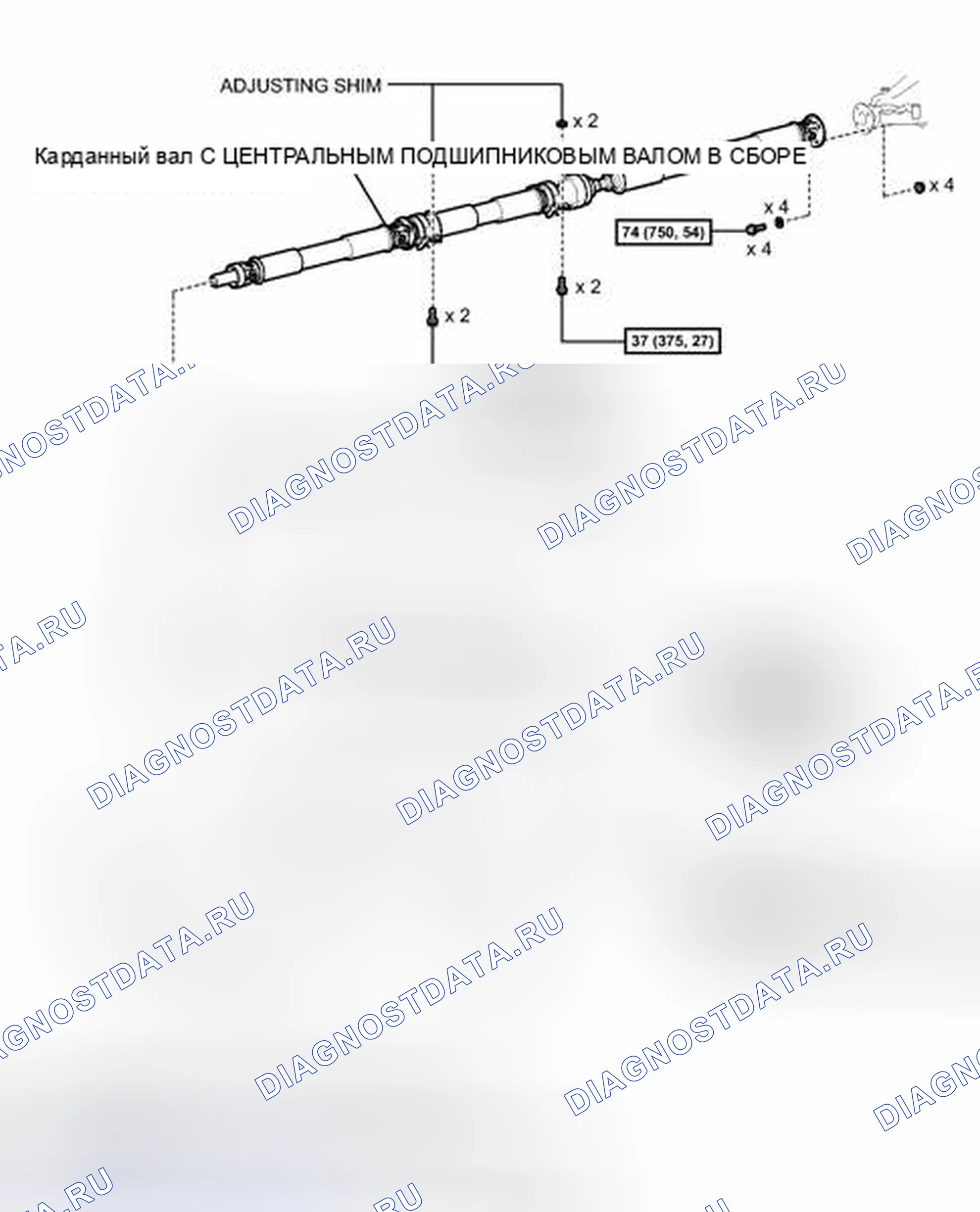 Рис. 137: ИЛЛЮСТРАЦИЯ. Toyota Highlander II рестайлинг