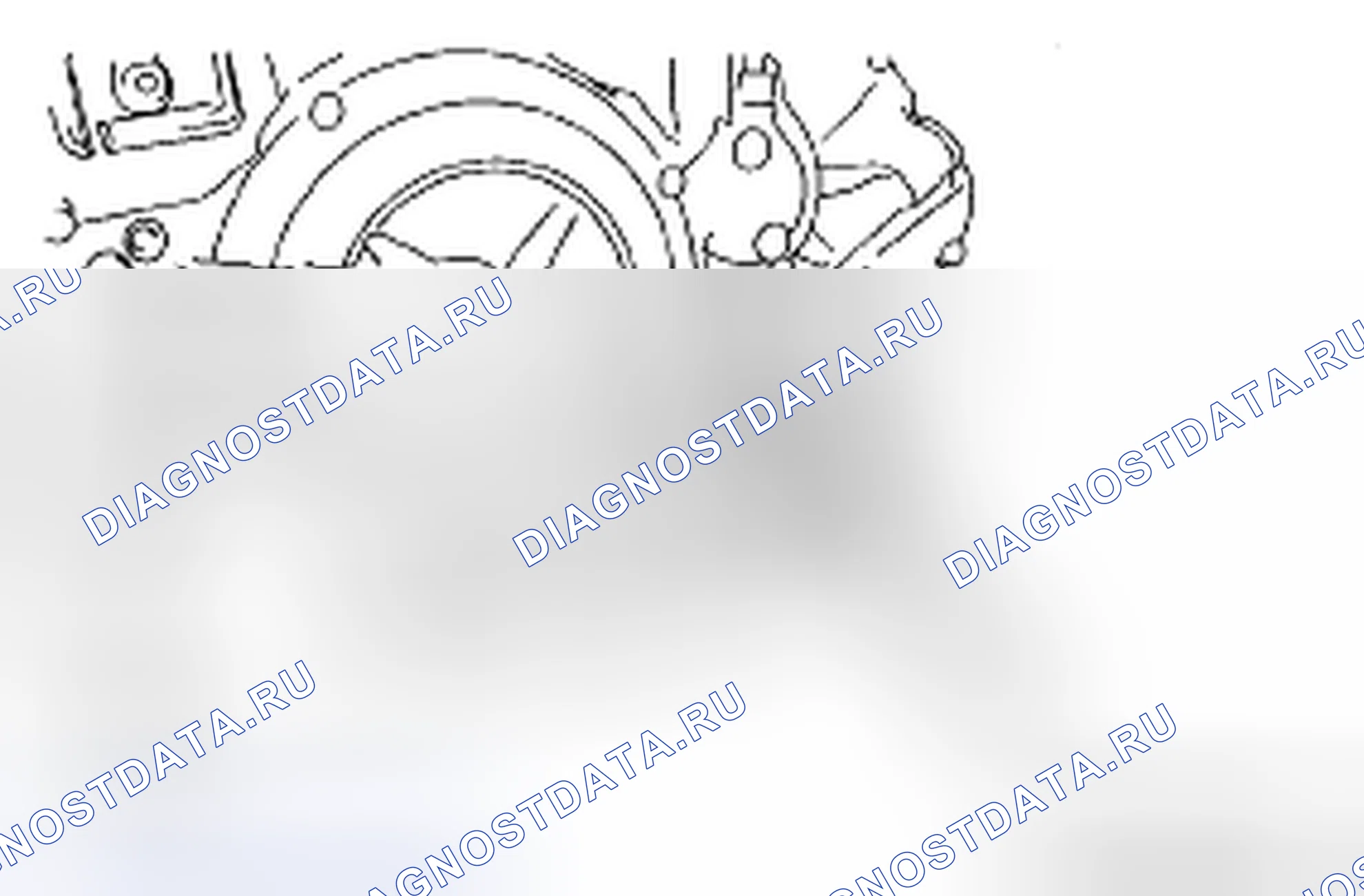 Рис. 393: Сторона корпуса трансмиссия. Mazda CX-9 I