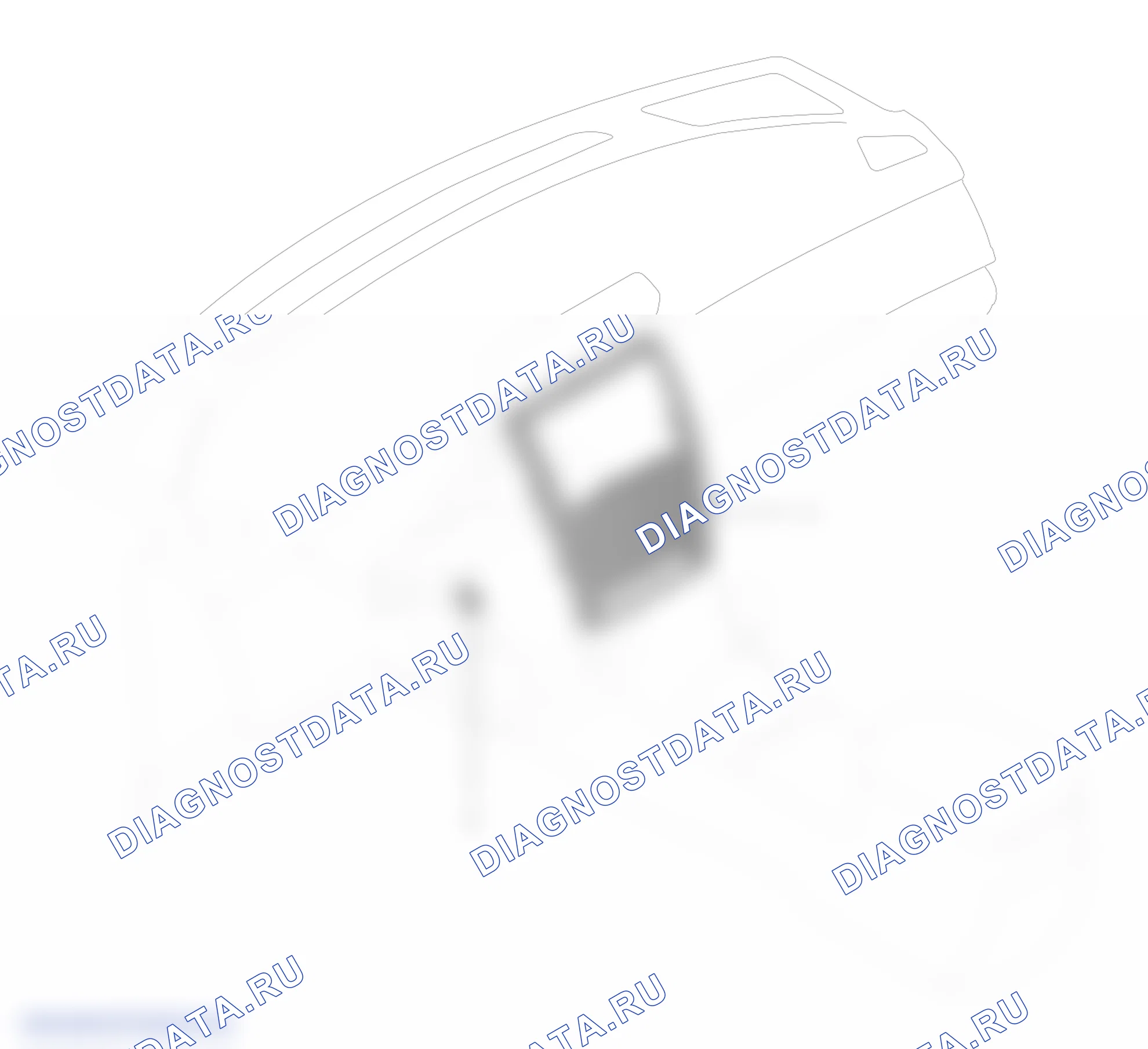 Схема расположения системы отопления, вентиляции и кондиционирования — Haval H2. Haval H2 I