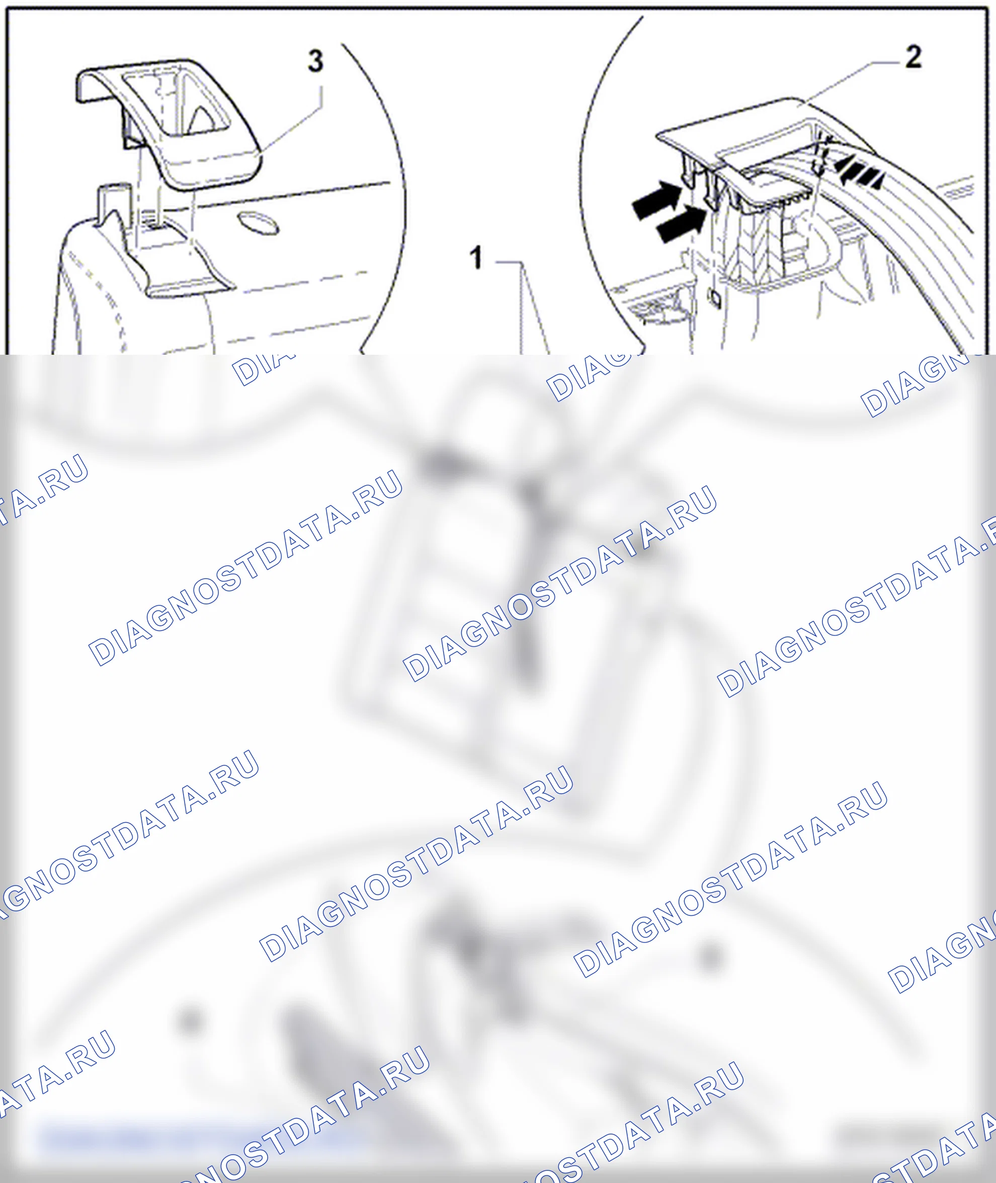 Обивки и подушки заднего сиденья. Volkswagen Golf Mk5
