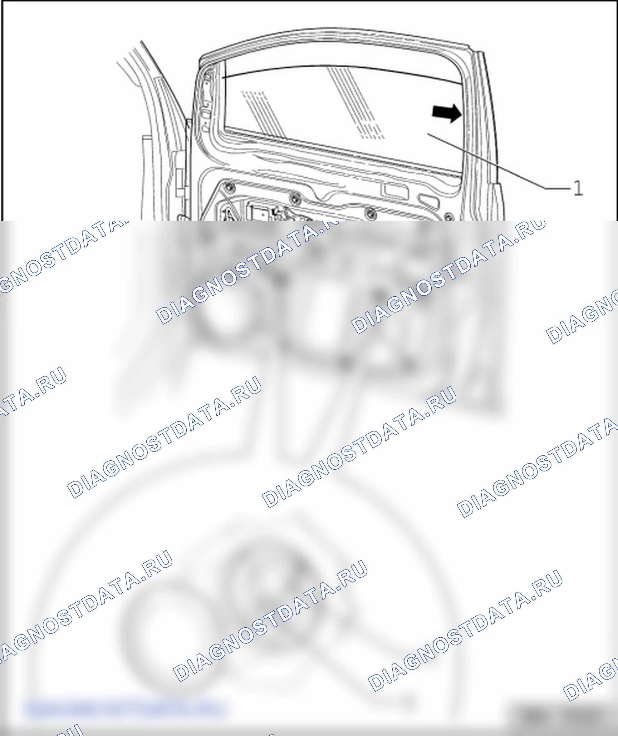 Стекла передних дверей. Volkswagen Touran I