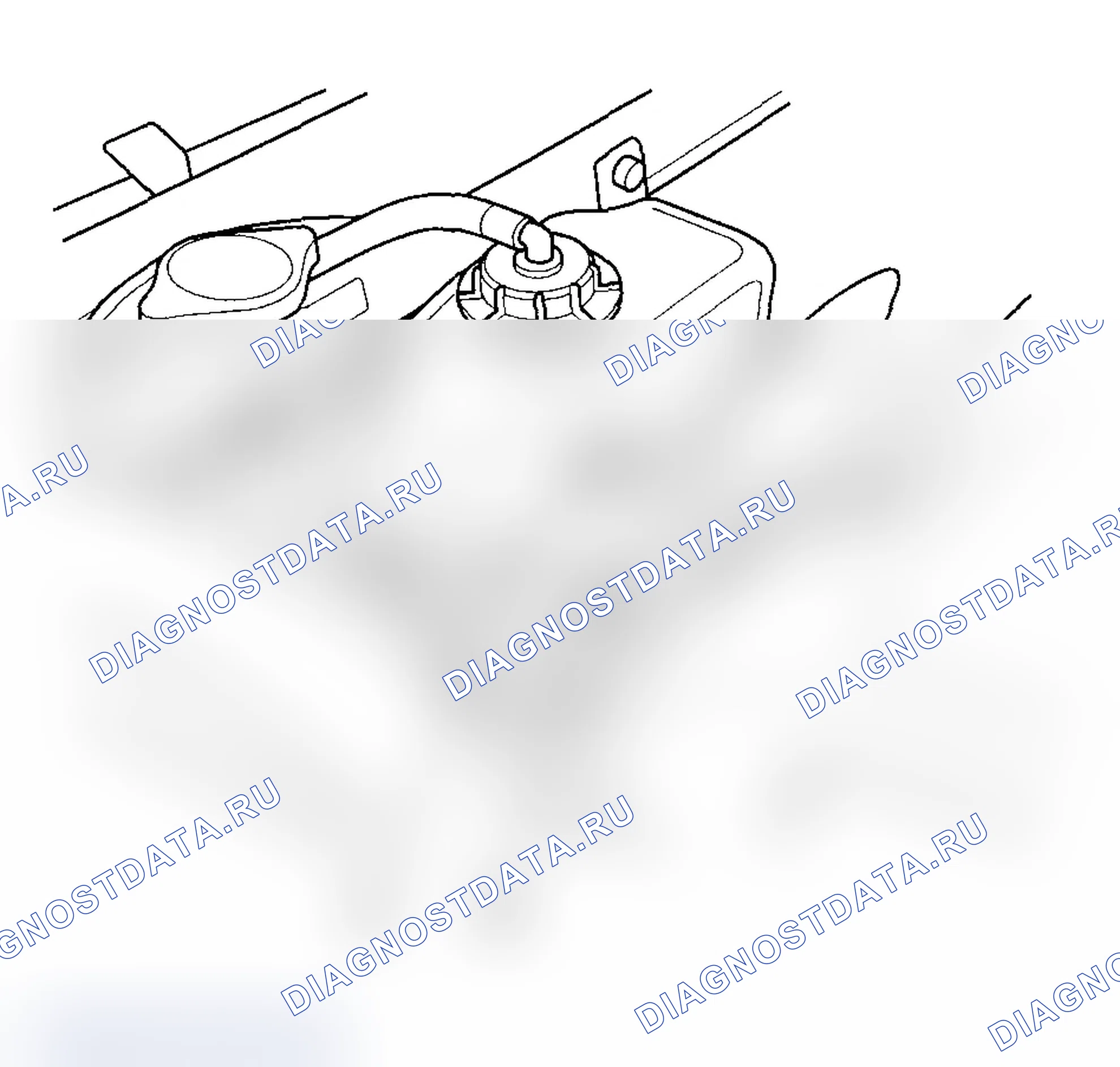 Рис. 8: Проверка охлаждающей жидкости. Acura TL III
