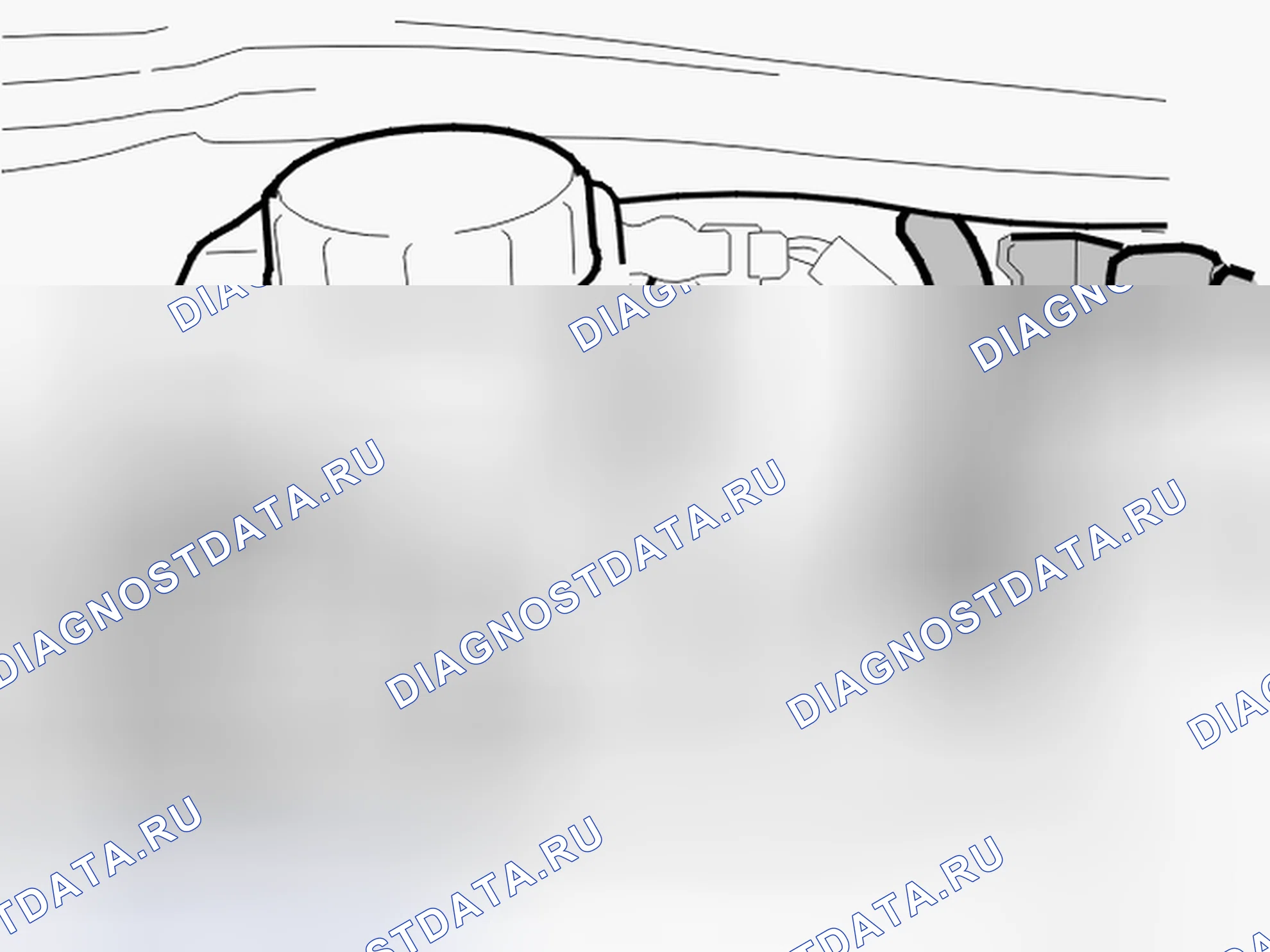 Рис. 109: СНЯТИЕ ВАКУУМНОГО ШЛАНГА. Volvo S40 II