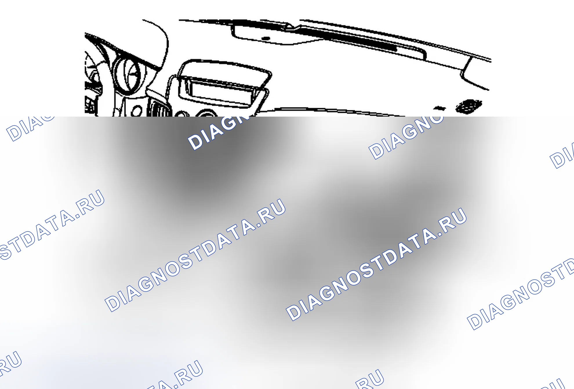 Рис. 91: Замена отсека приборной панели (левый привод). Cadillac CTS II