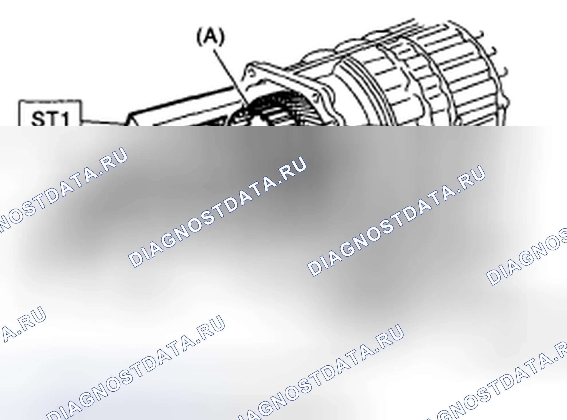 Рис. 250: ДЕМОНТАЖ. Subaru Outback BP рестайлинг