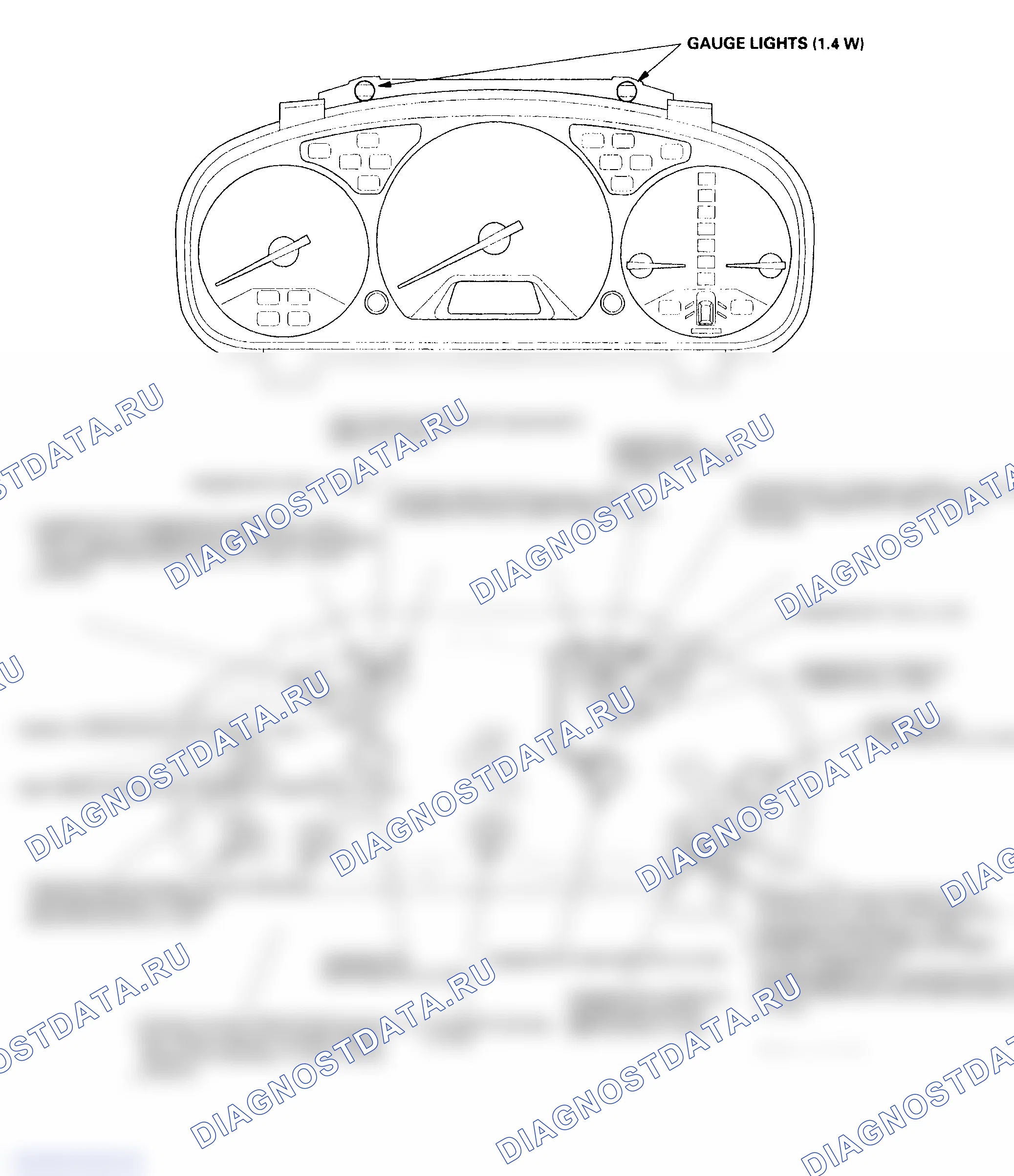 Рис. 3: Замена колбы датчика. Honda Odyssey II