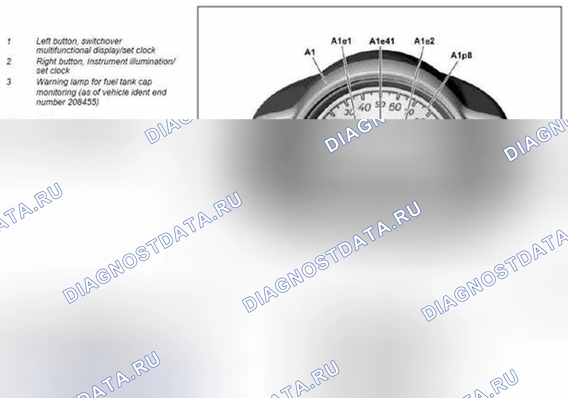 Рис. 95: Приборная панель (Ic [K]), дисплейный прибор и системы оповещения - GF54.30-xtegx1-08MCU P-0002. Kia Soul I
