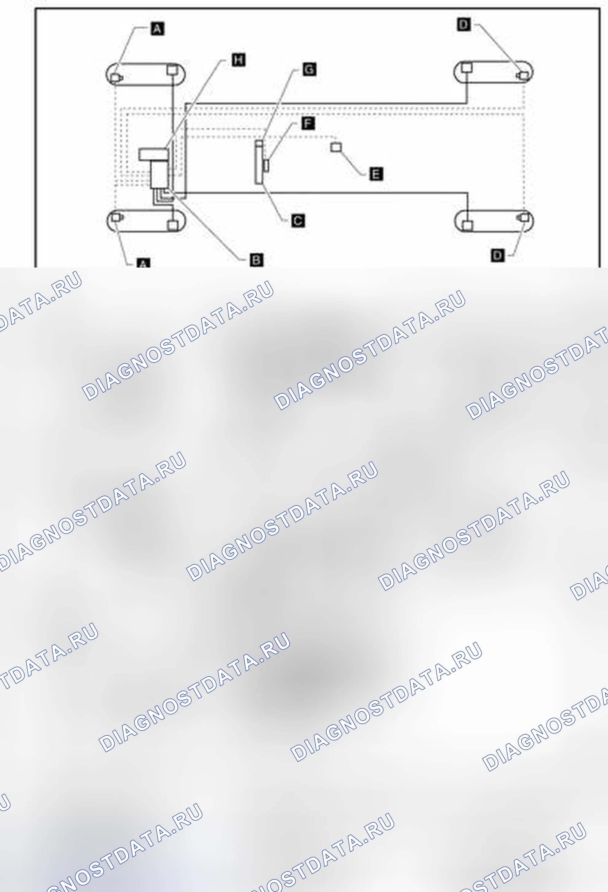 Рис. 5: Расположение компонентов. Honda Today I