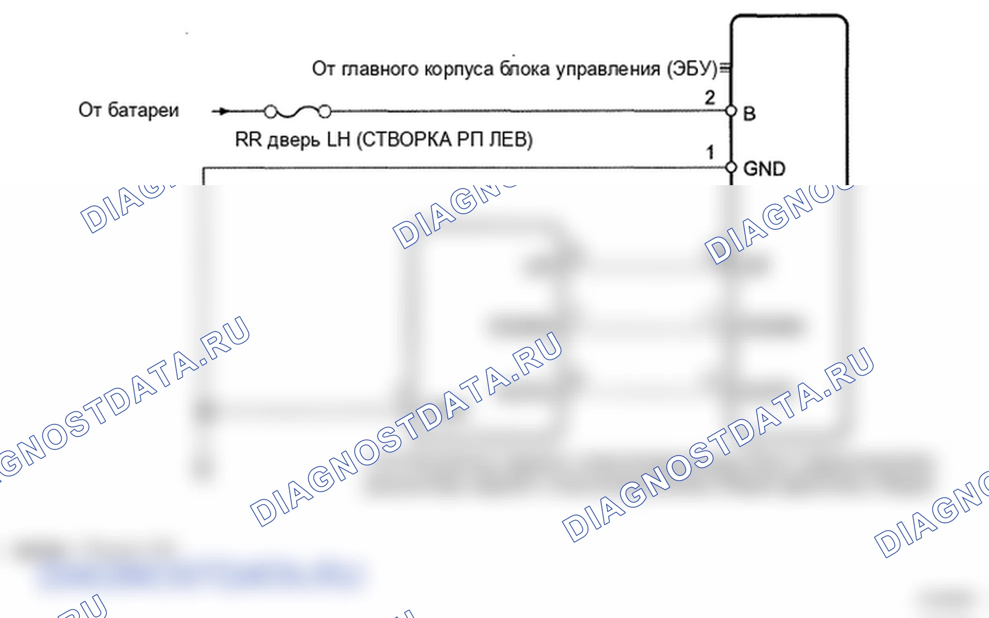 Рис. 22: электросхема. Toyota Land Cruiser 200