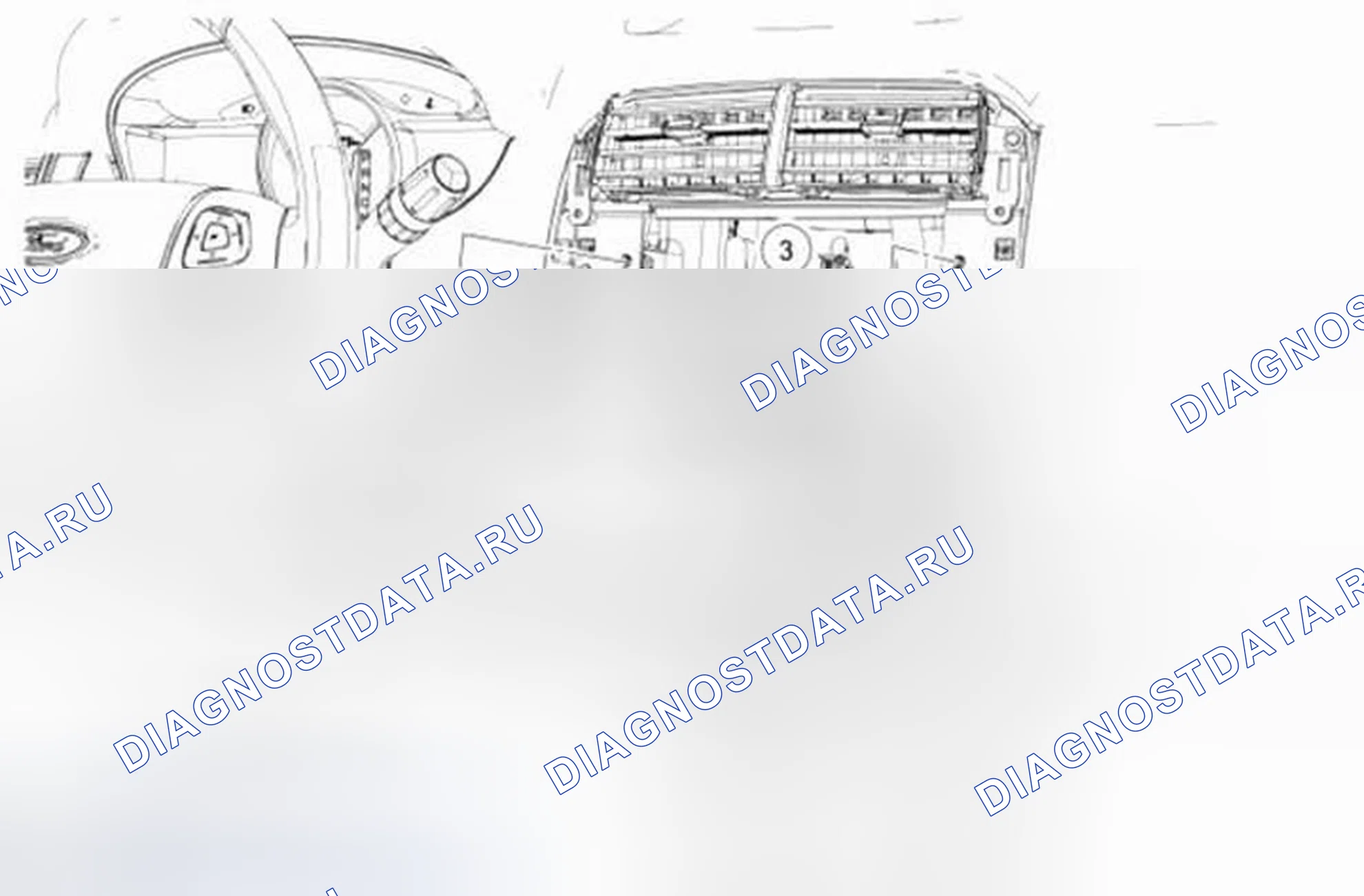 Рис. 82: Интерфейсный модуль управления передней панели / дисплея (FCDIM). Ford Edge I рестайлинг