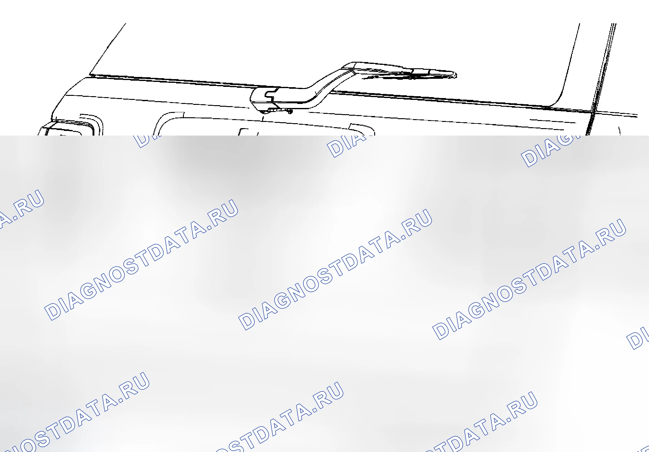Рис. 71: Замена лампы заднего номерного знака (OUTLOOK). Chevrolet Traverse I