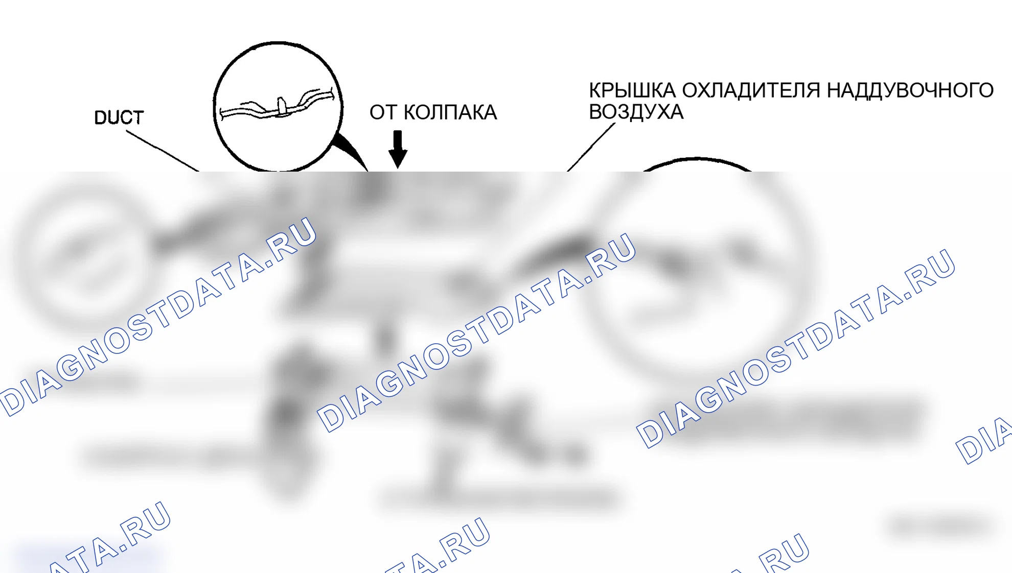 Рис. 167: Примечание по демонтажу охладителя наддувочного воздуха. Mazda 6 GG рестайлинг